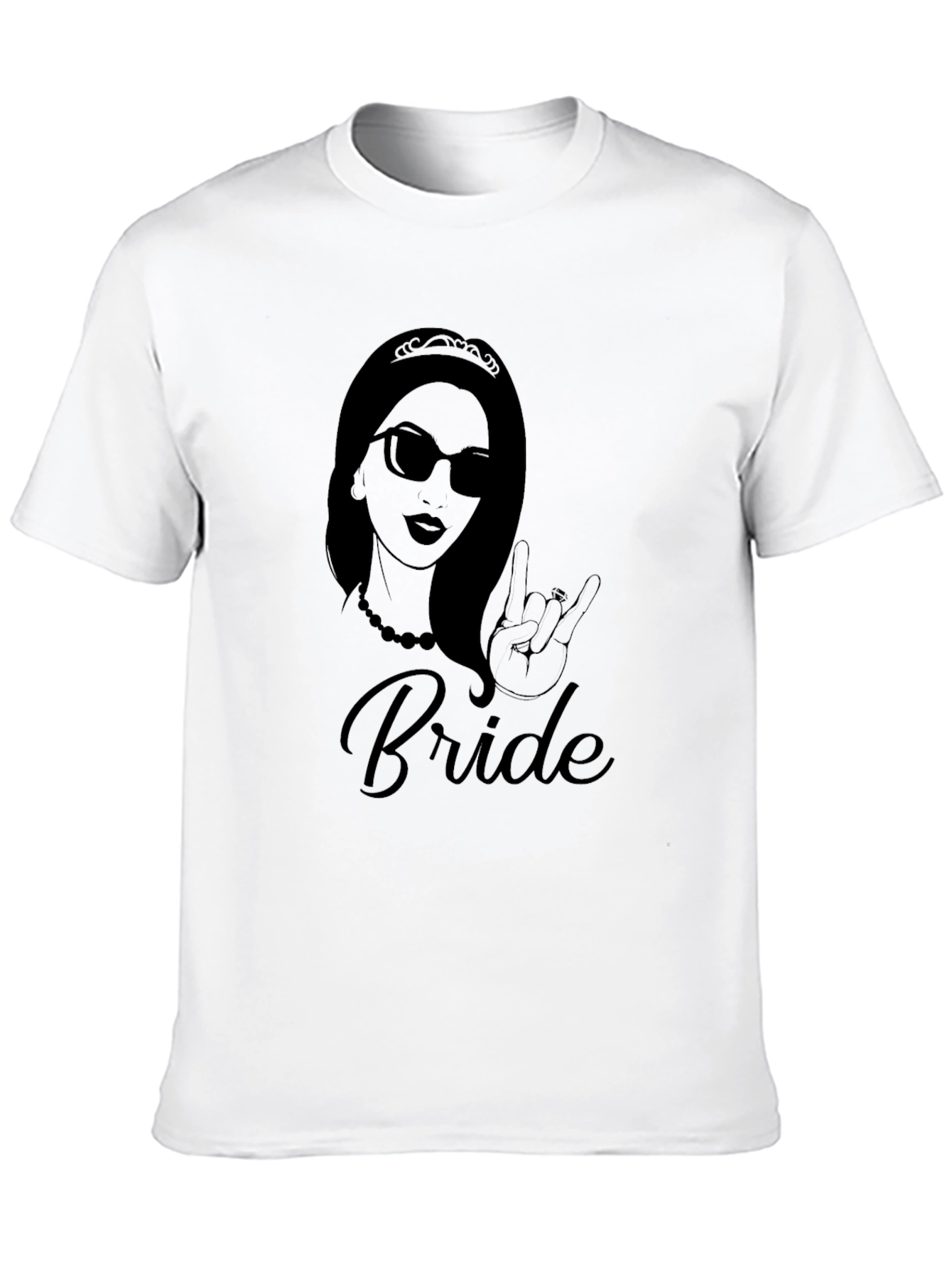 Bride Graphic Tee - Rock On Bridal Shirt