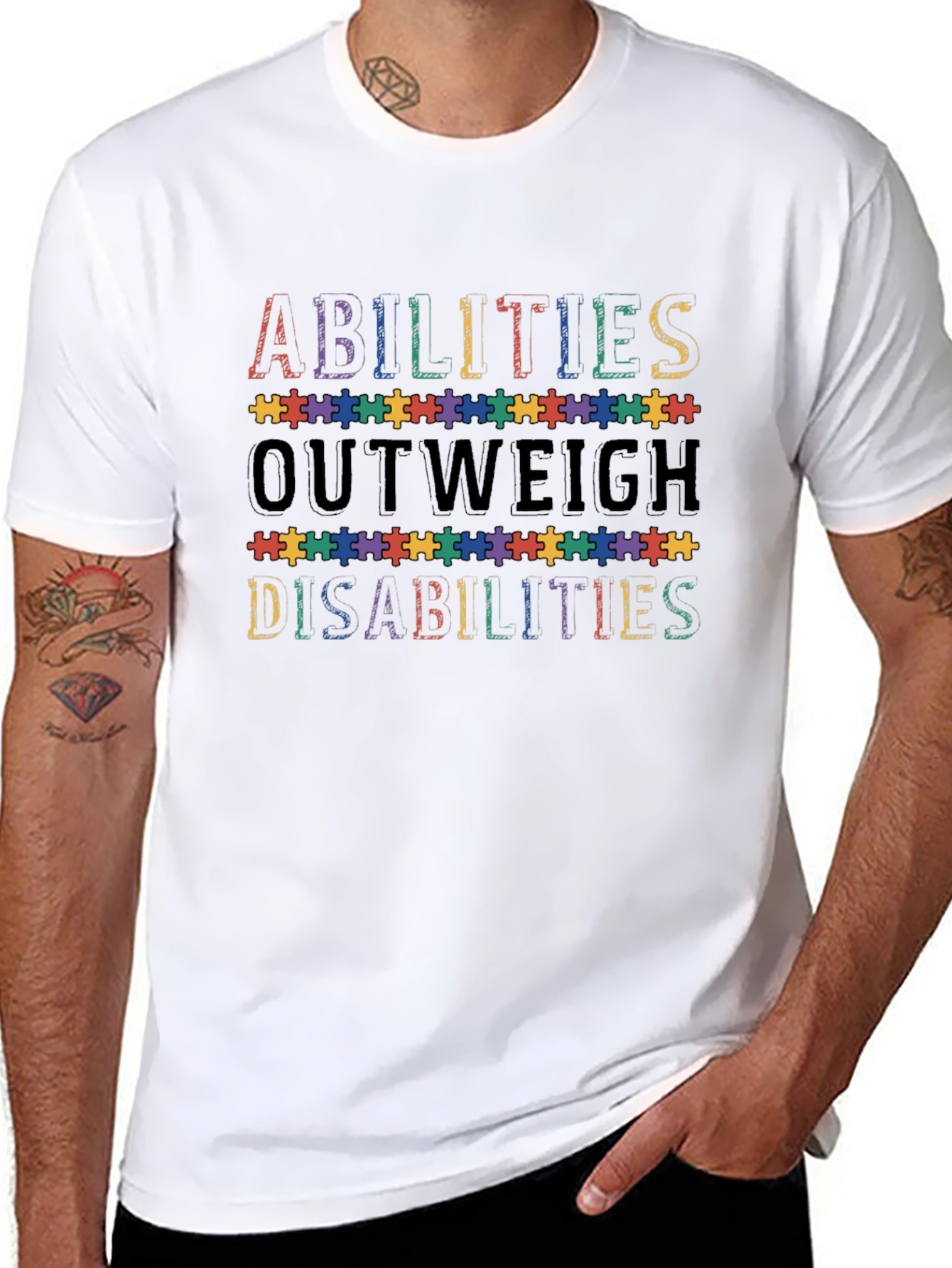 Abilities Outweigh Disabilities T-Shirt