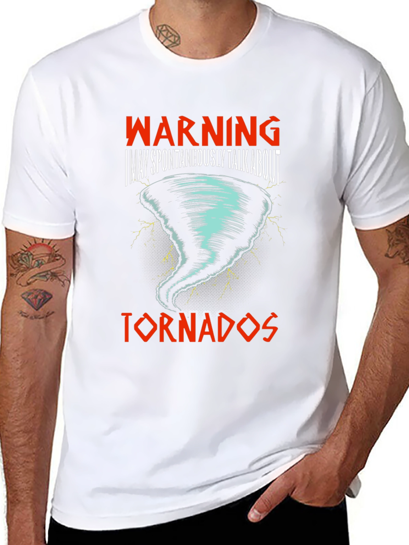 Warning: I May Talk About Tornadoes T-Shirt