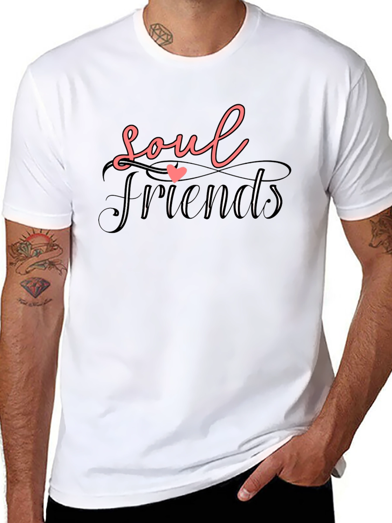 Soul Friends Graphic Tee - Black