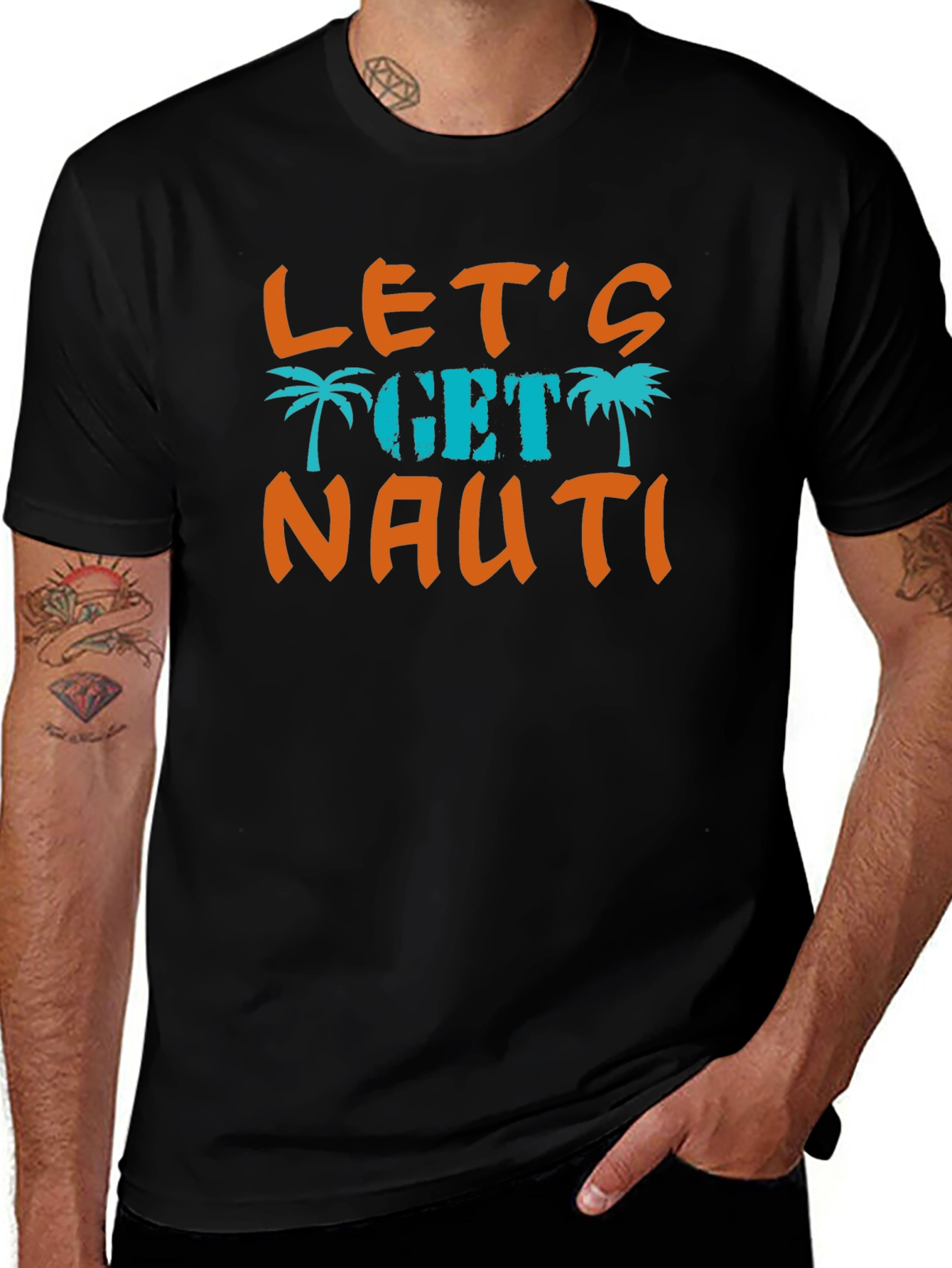 Lets Get Nauti Graphic T-Shirt
