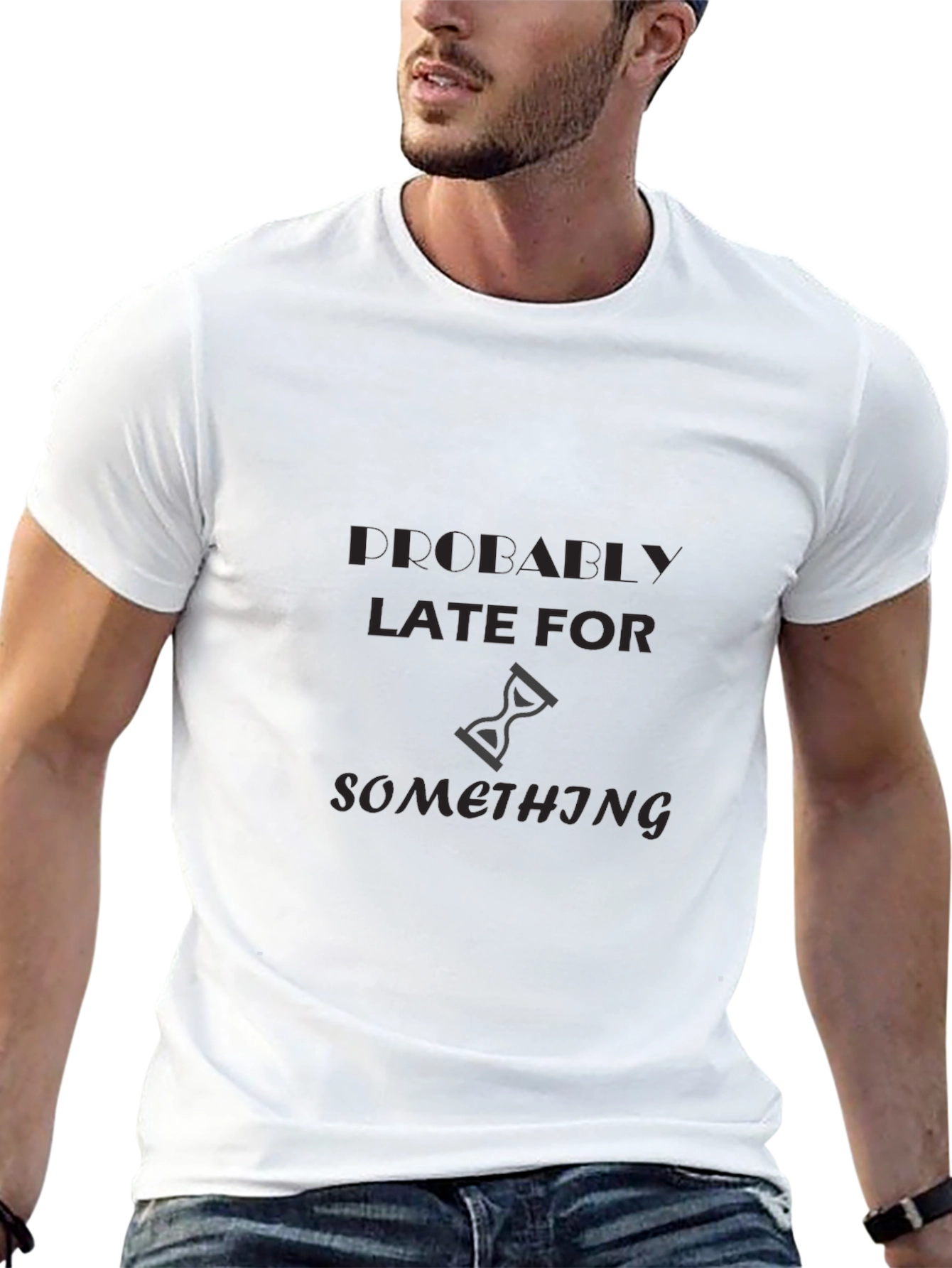 Humorous Late Graphic T-Shirt