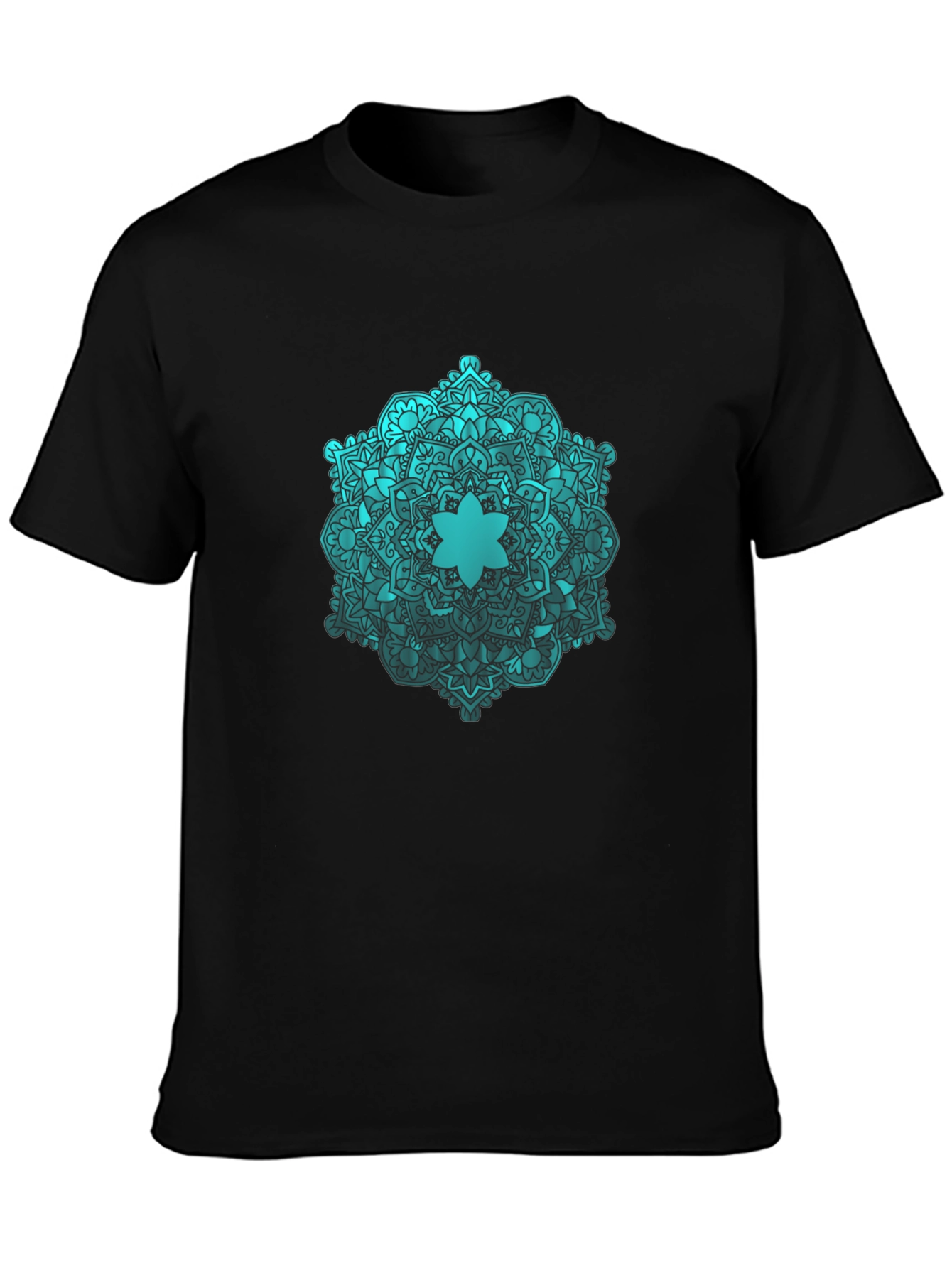 Mandala Graphic Black T-Shirt