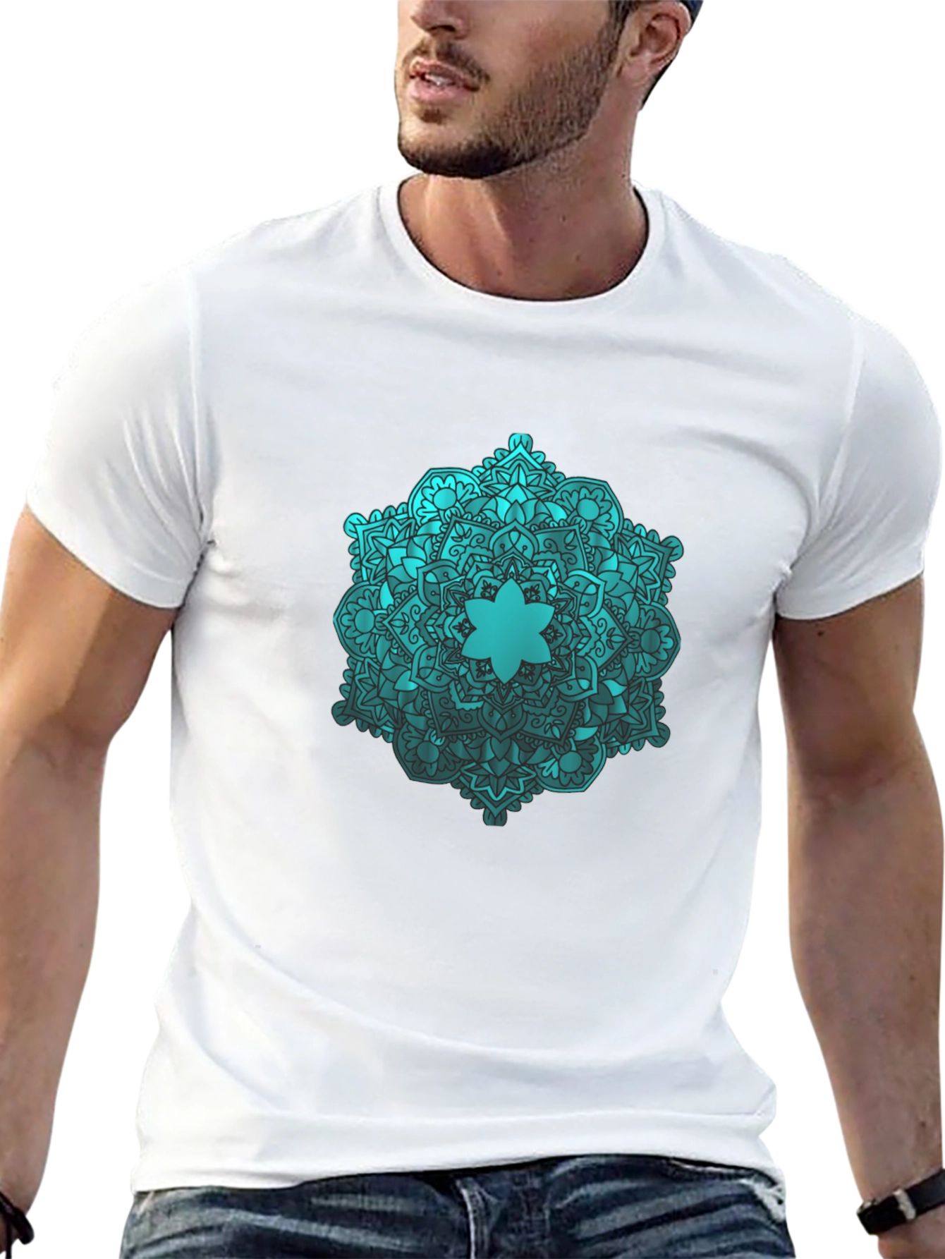 Mandala Graphic Black T-Shirt