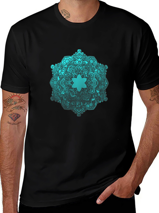 Mandala Graphic Black T-Shirt
