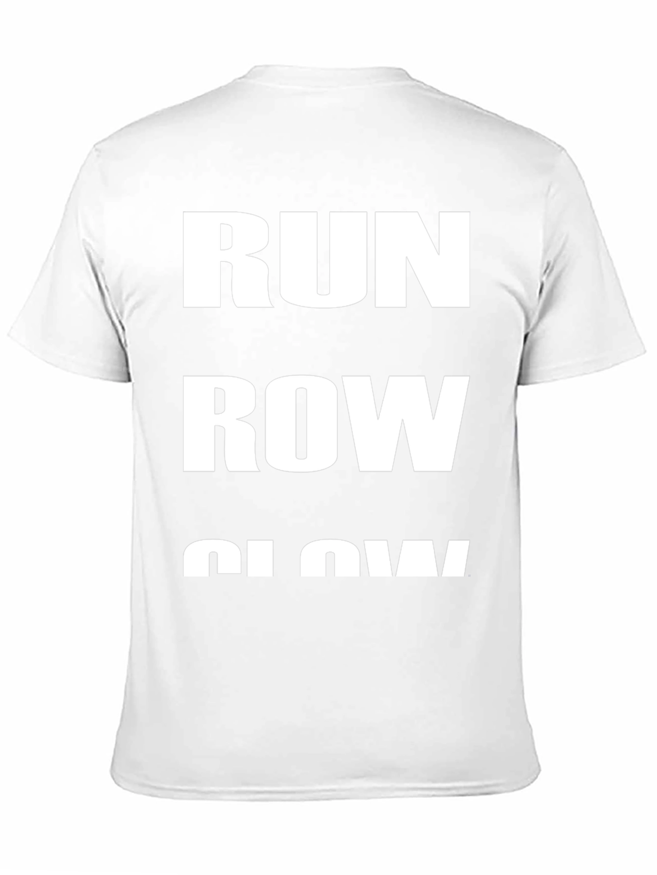 Run Row Glow Black Graphic Tee