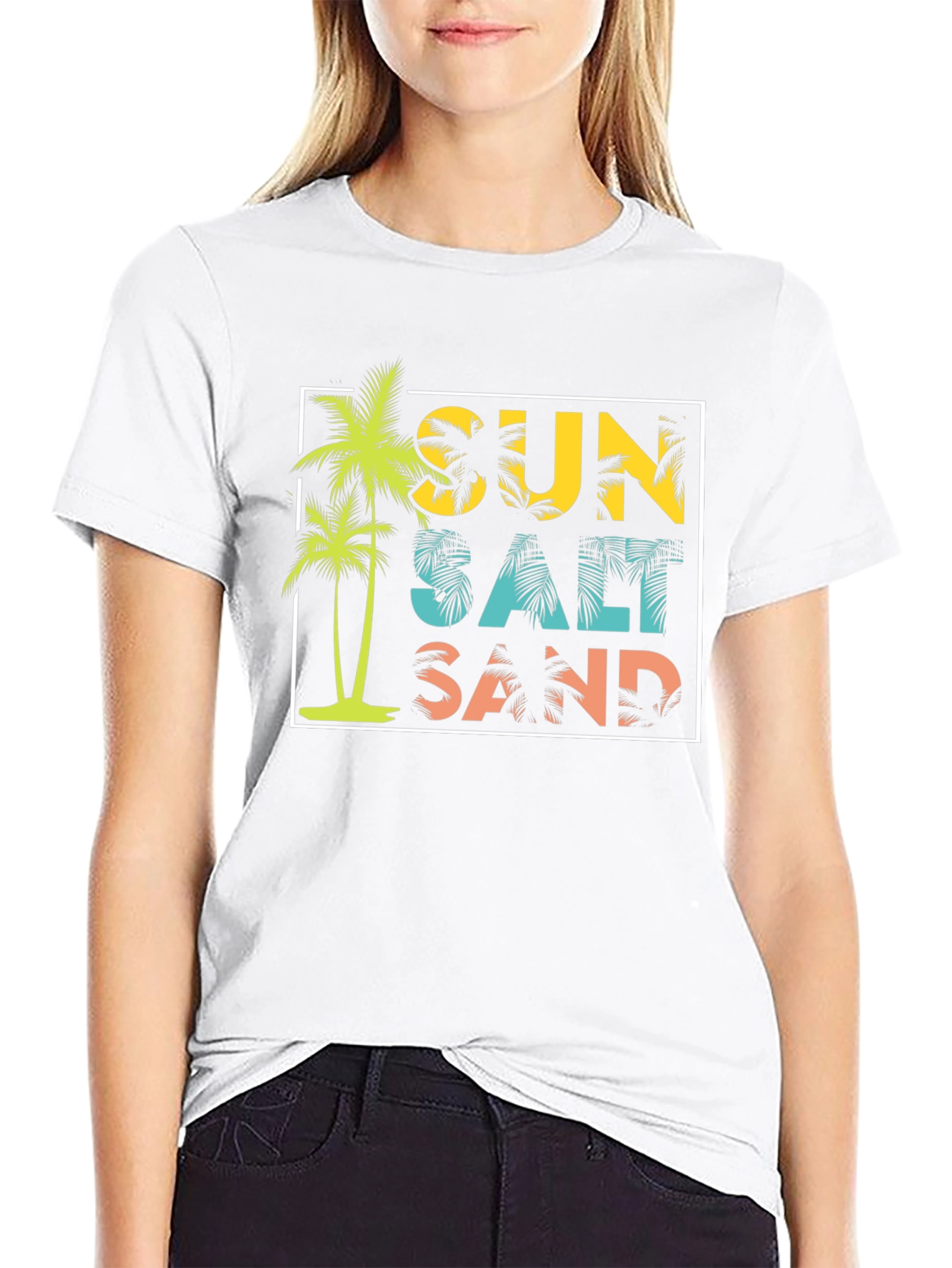 Sun Salt Sand Graphic Tee - Summer Vibes