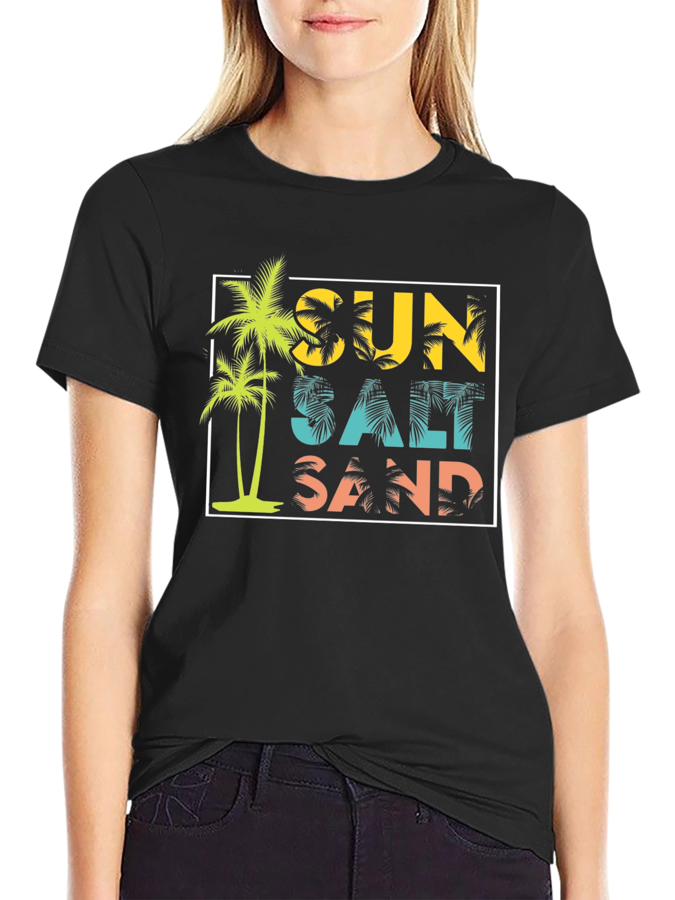 Sun Salt Sand Graphic Tee - Summer Vibes