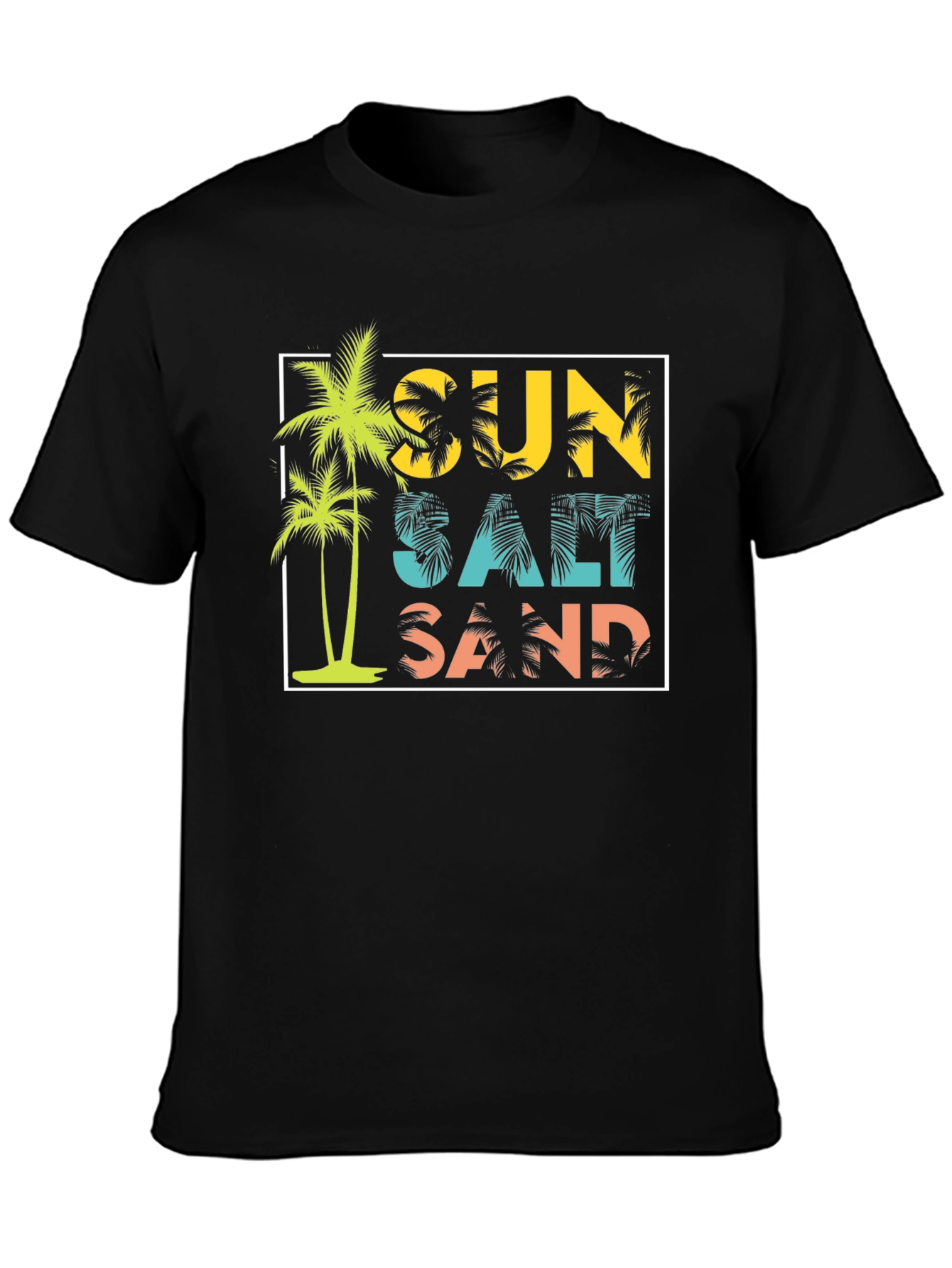 Sun Salt Sand Graphic Tee - Summer Vibes