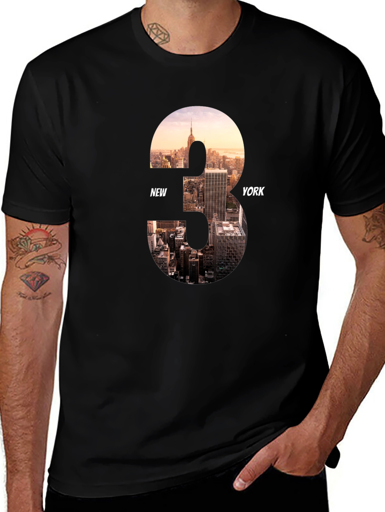 New York Cityscape Graphic Tee