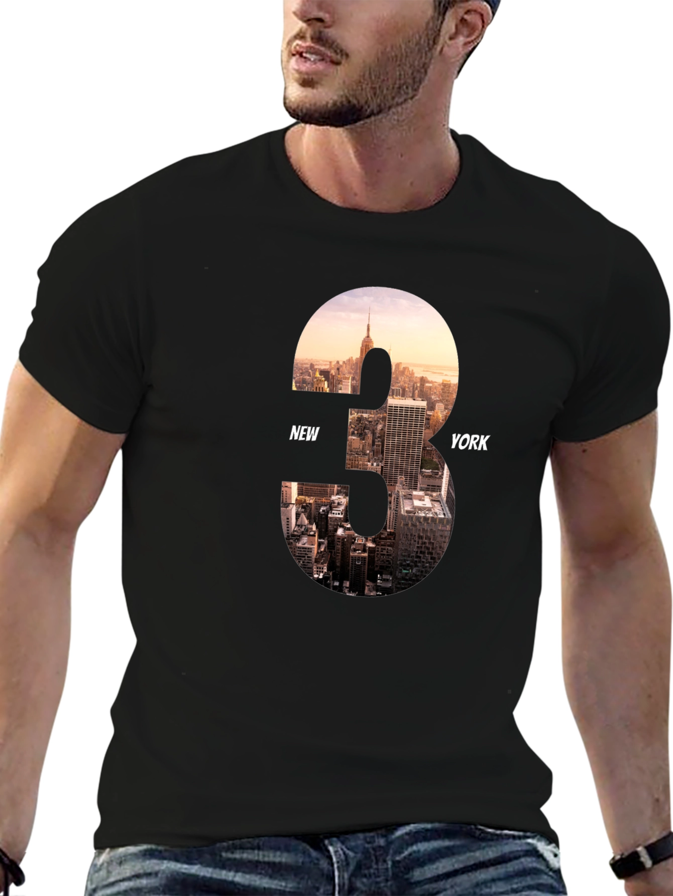 New York Cityscape Graphic Tee