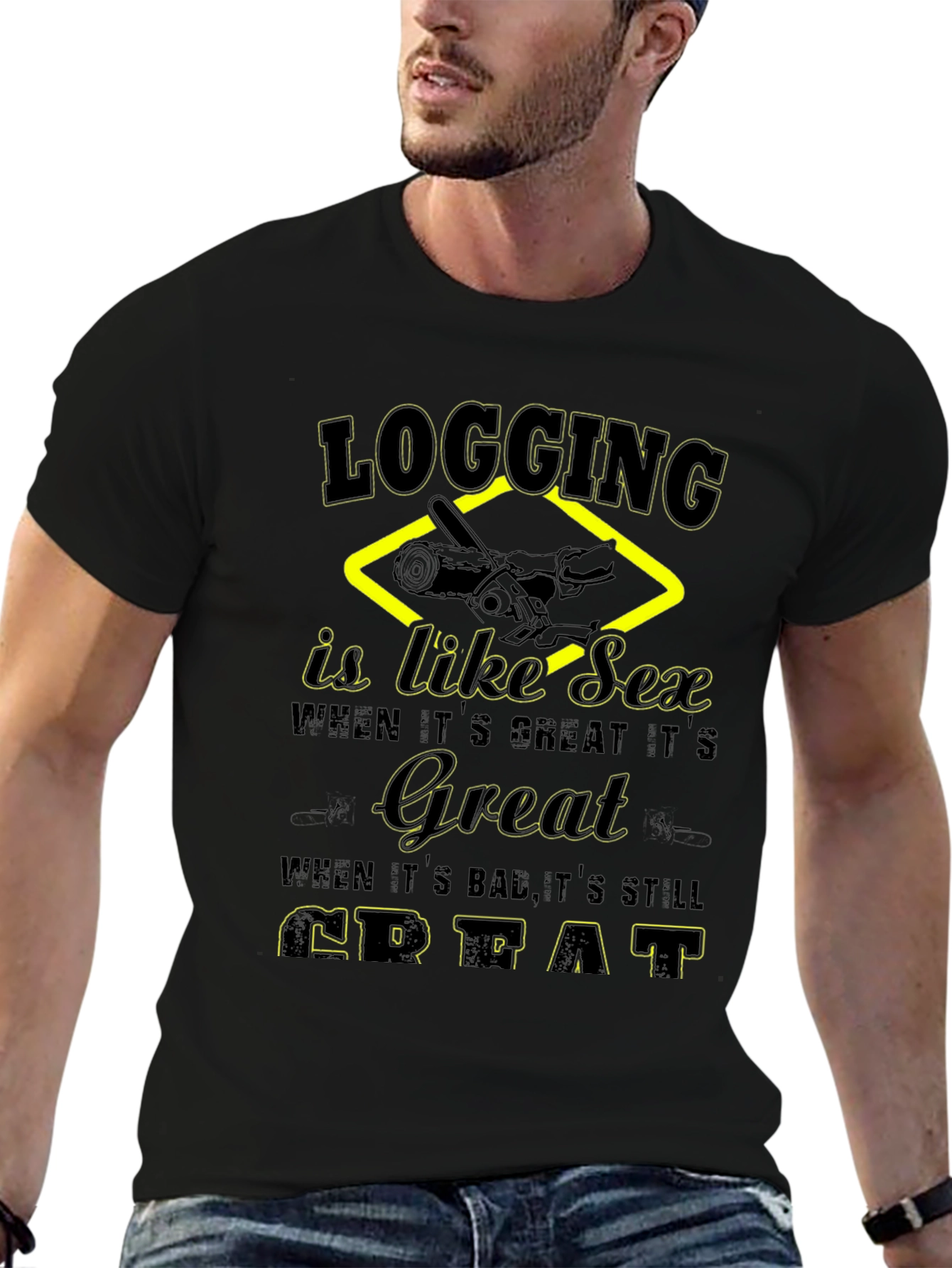 Logging Like Sex T-Shirt Funny Lumberjack Tee