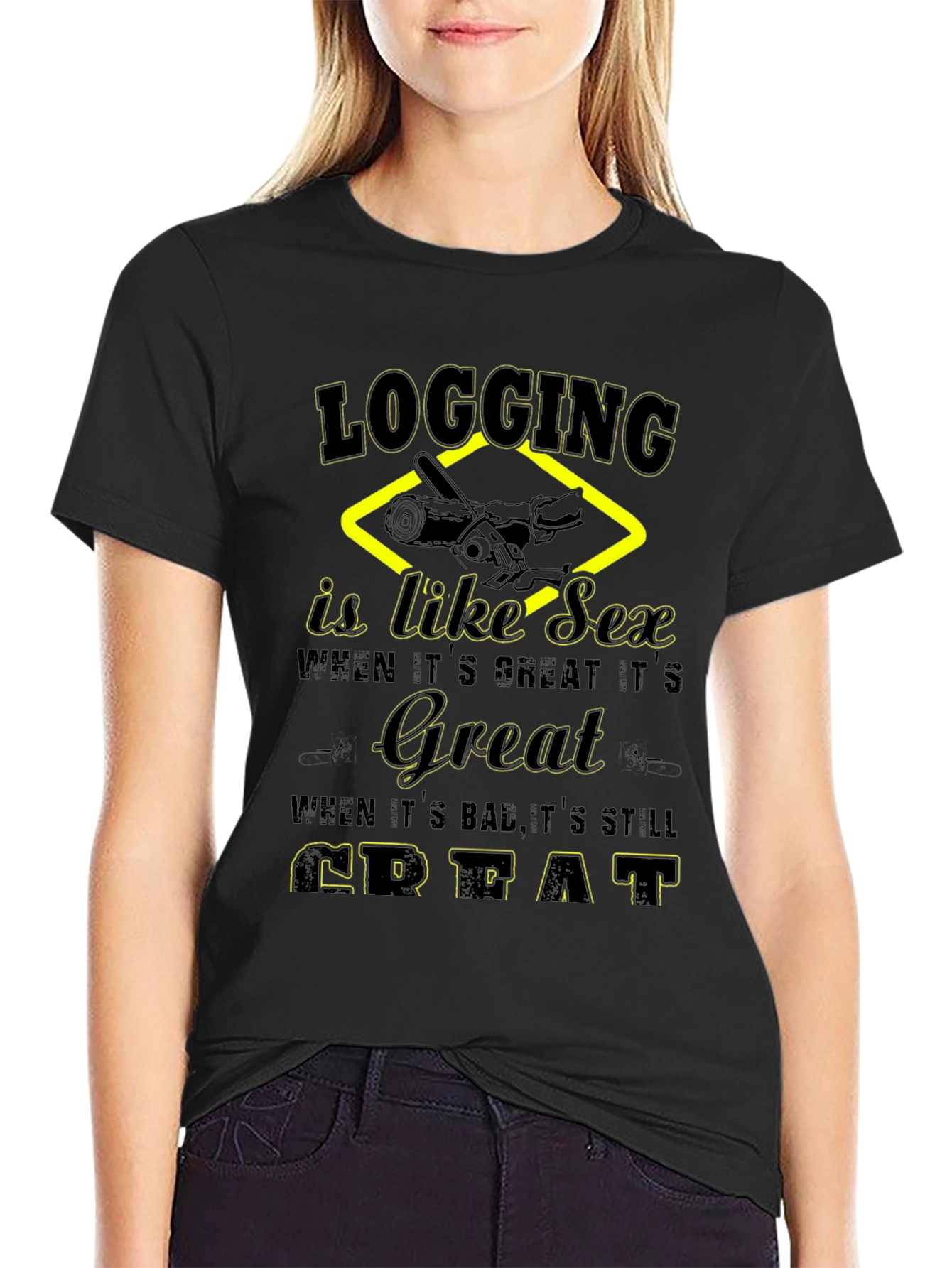 Logging Like Sex T-Shirt Funny Lumberjack Tee