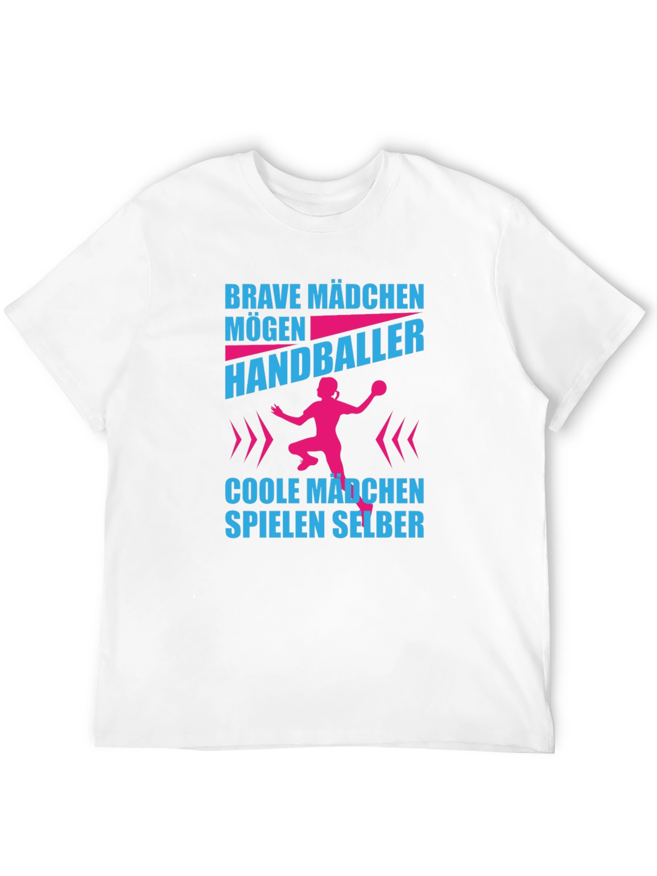 Handballer Graphic T-Shirt Brave Mädchen Cool Mädchen Selber