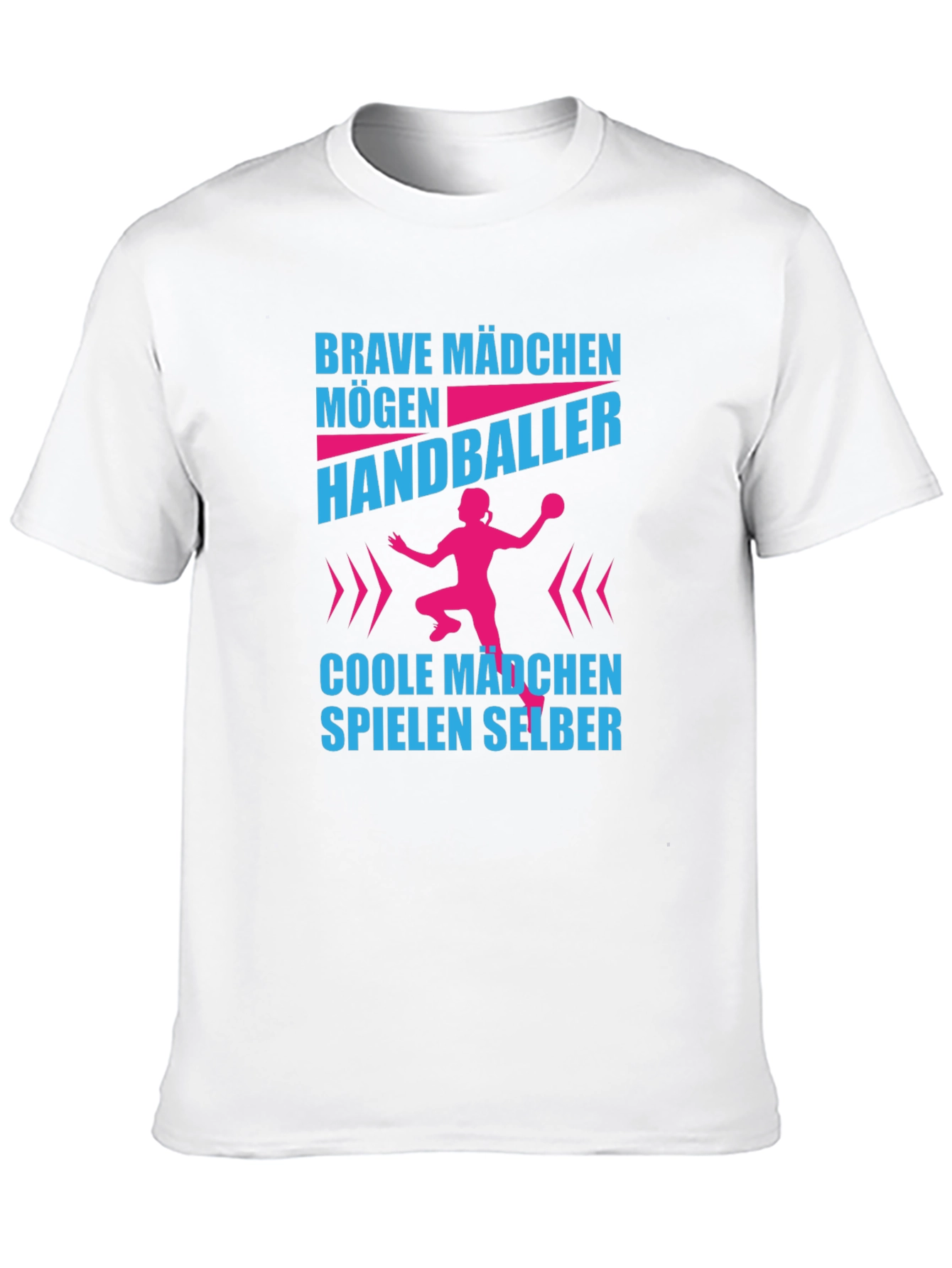 Handballer Graphic T-Shirt Brave Mädchen Cool Mädchen Selber