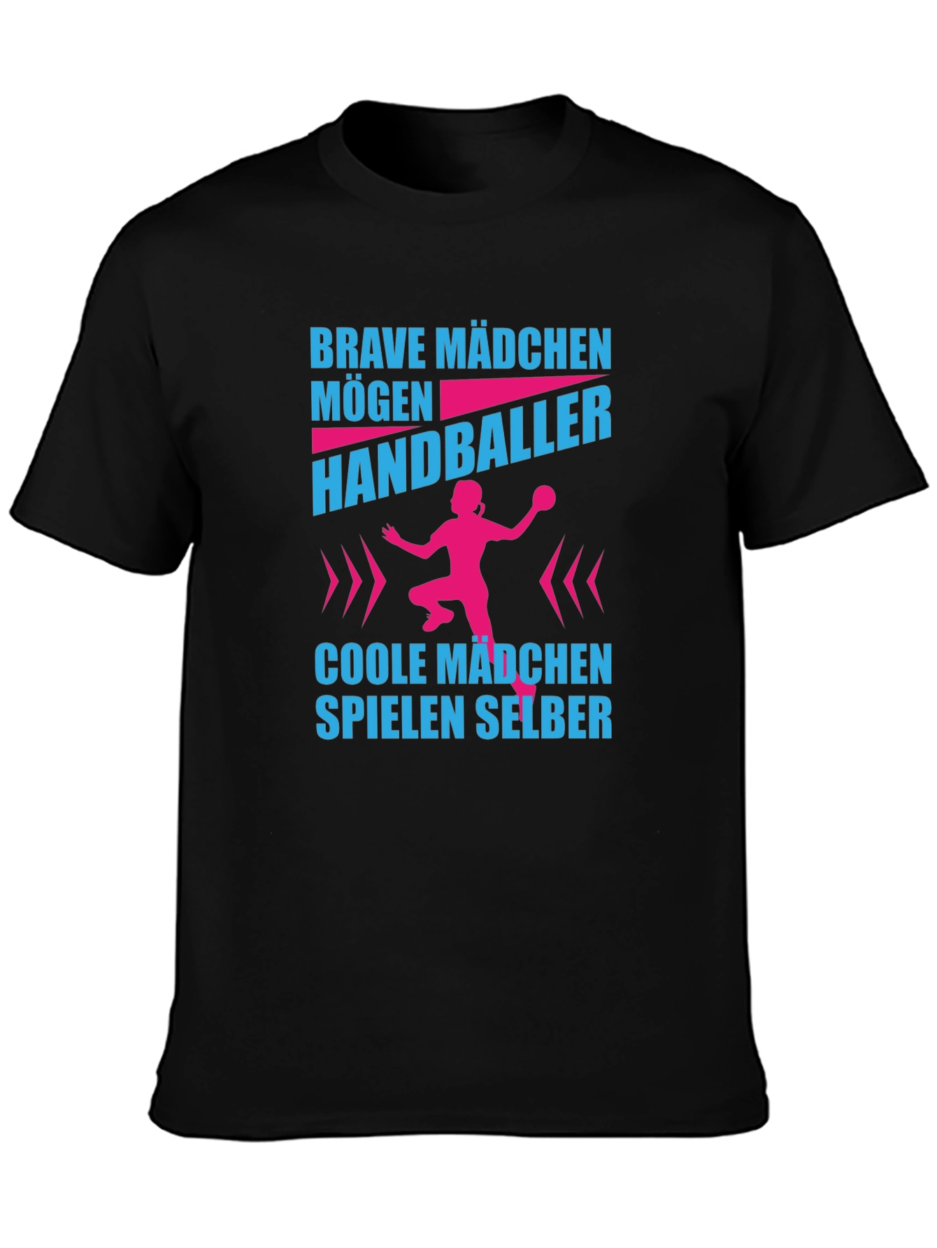 Handballer Graphic T-Shirt Brave Mädchen Cool Mädchen Selber