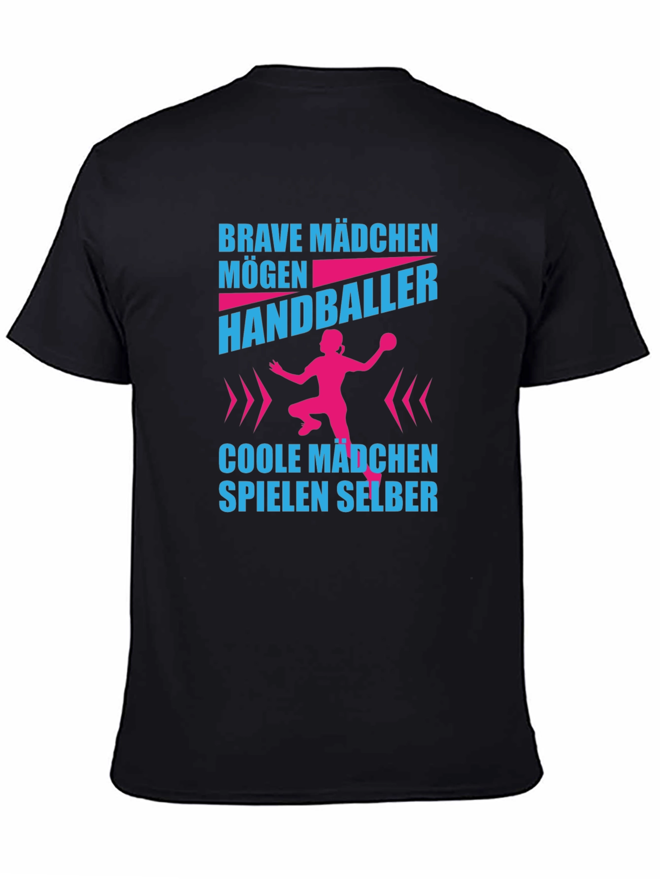 Handballer Graphic T-Shirt Brave Mädchen Cool Mädchen Selber