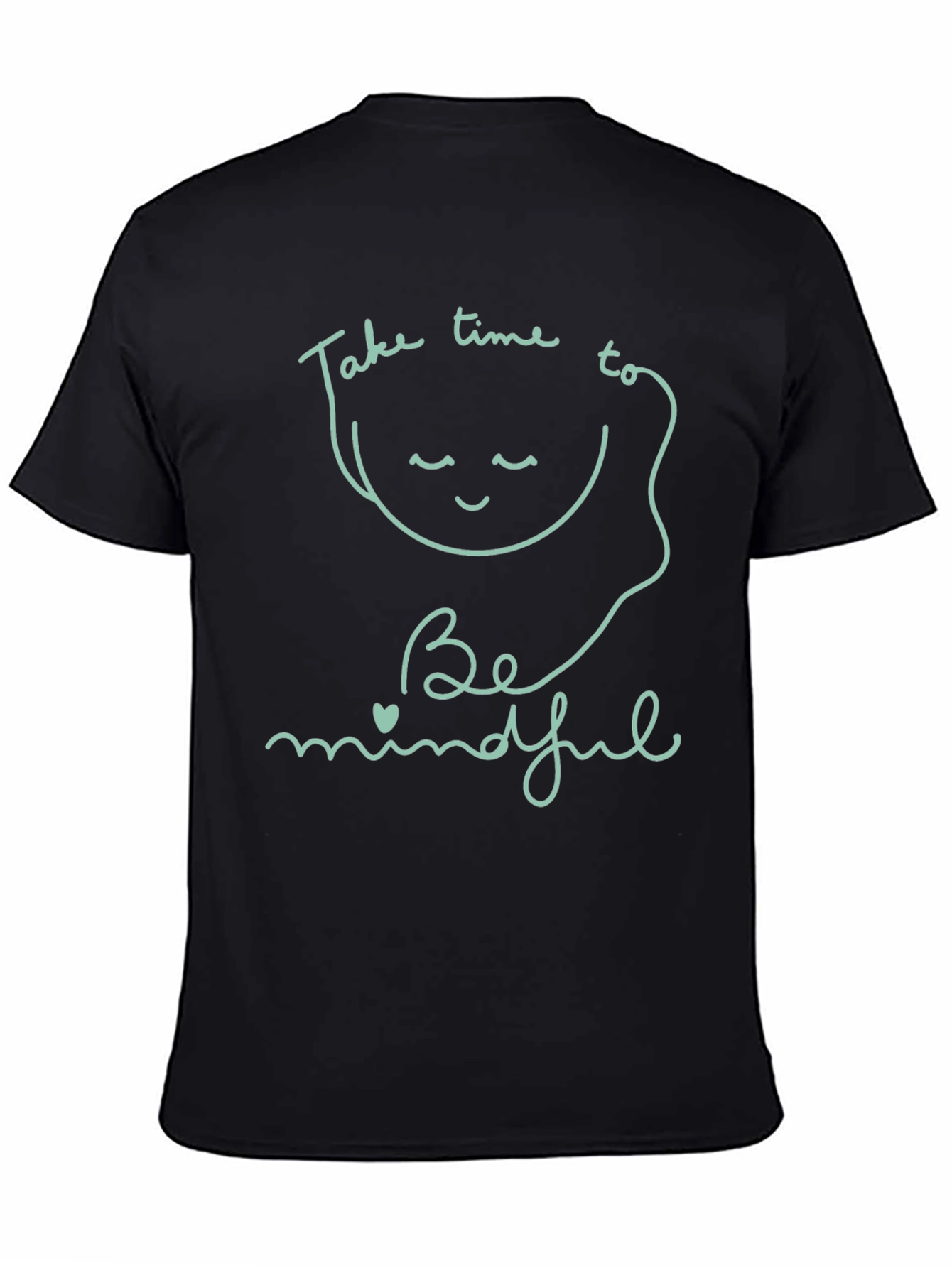 Mindful Living Black T-Shirt