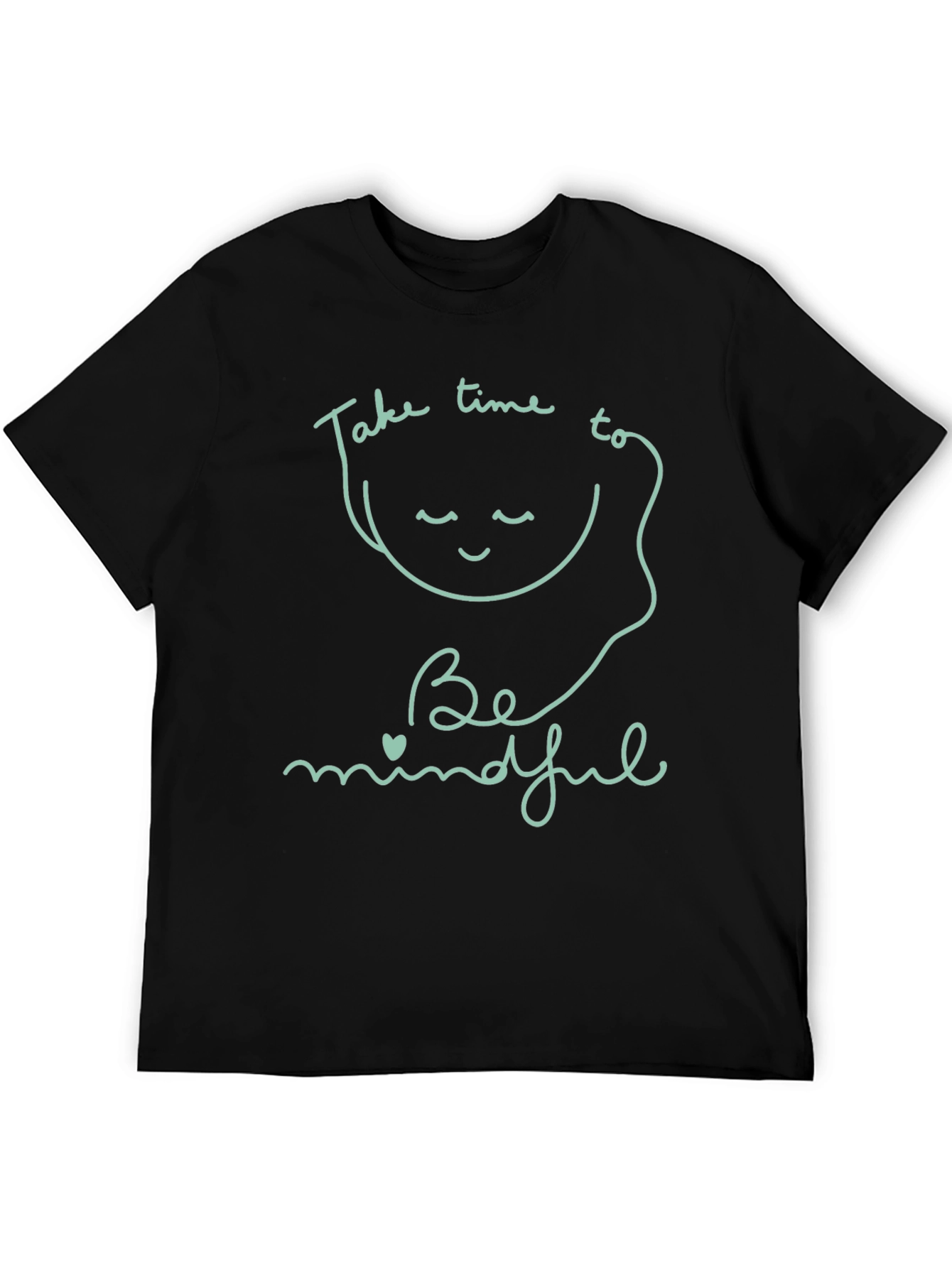 Mindful Living Black T-Shirt