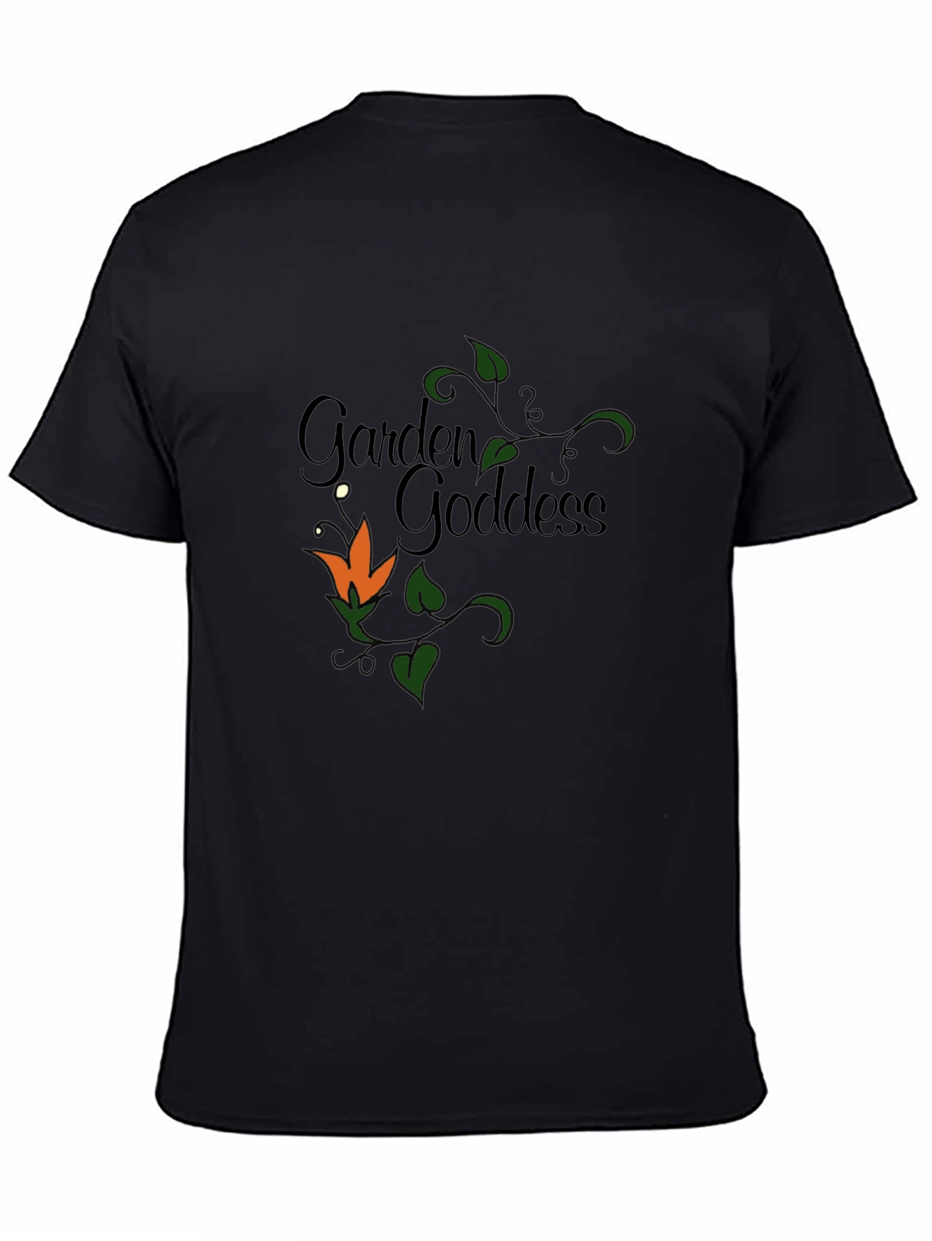 Garden Goddess T-Shirt - Floral Design