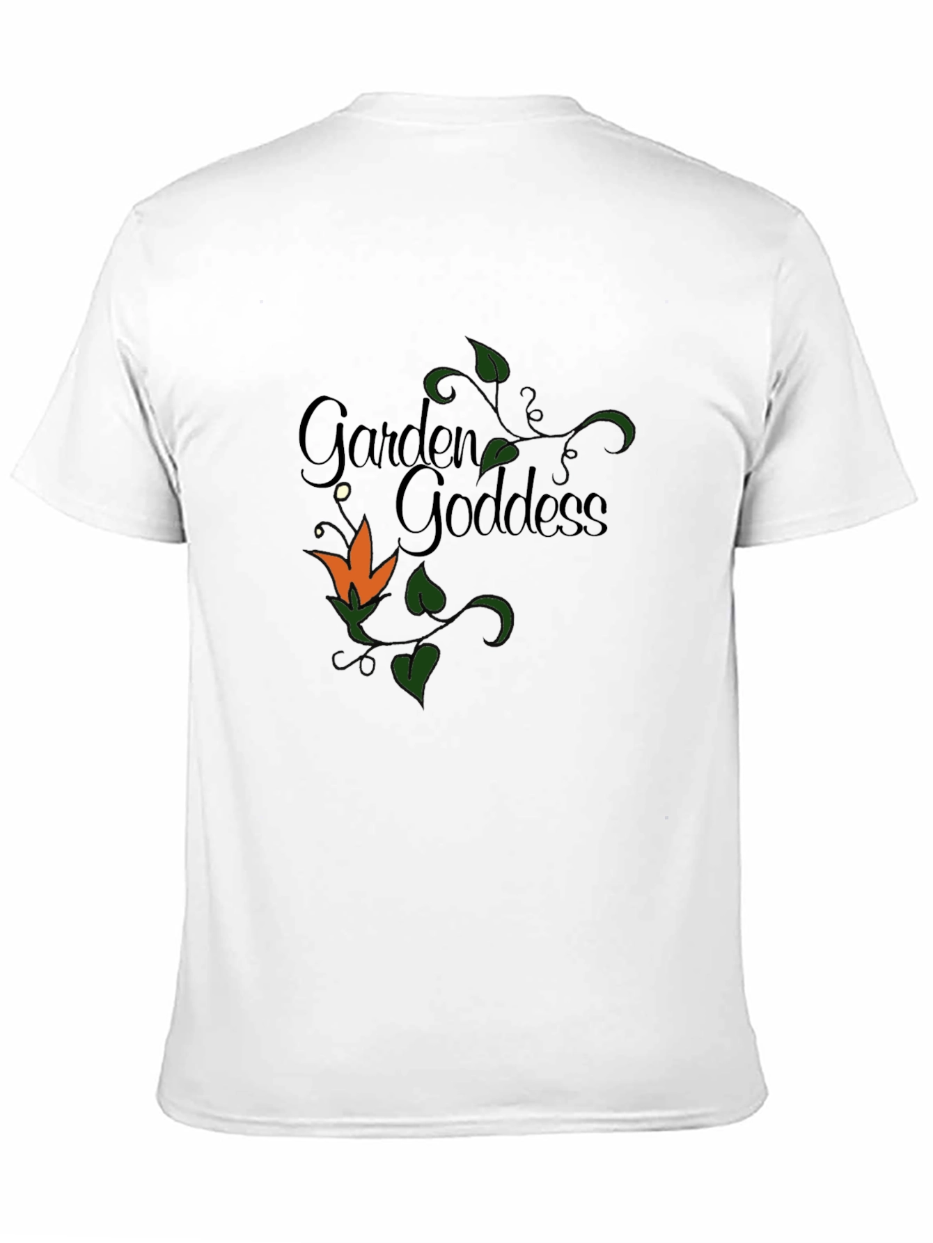 Garden Goddess T-Shirt - Floral Design