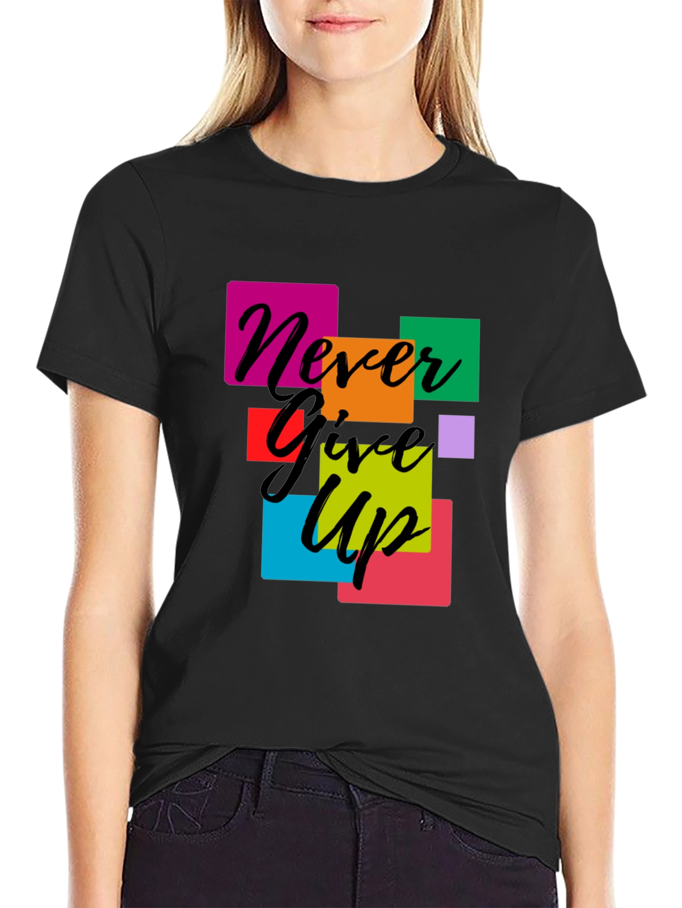 Never Give Up Graphic Tee
