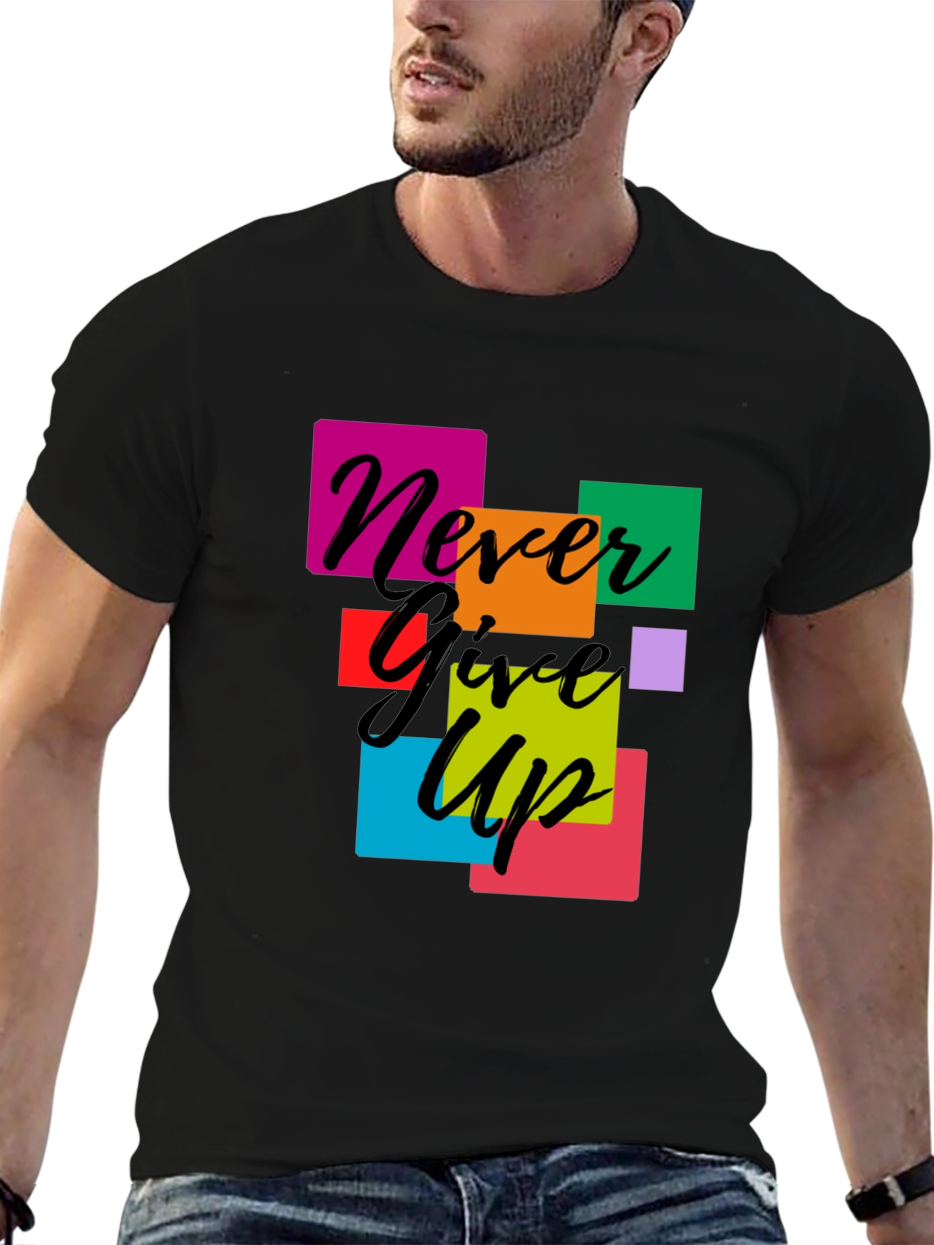 Never Give Up Graphic Tee