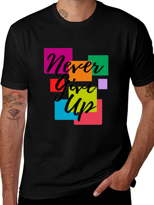 Never Give Up Graphic Tee