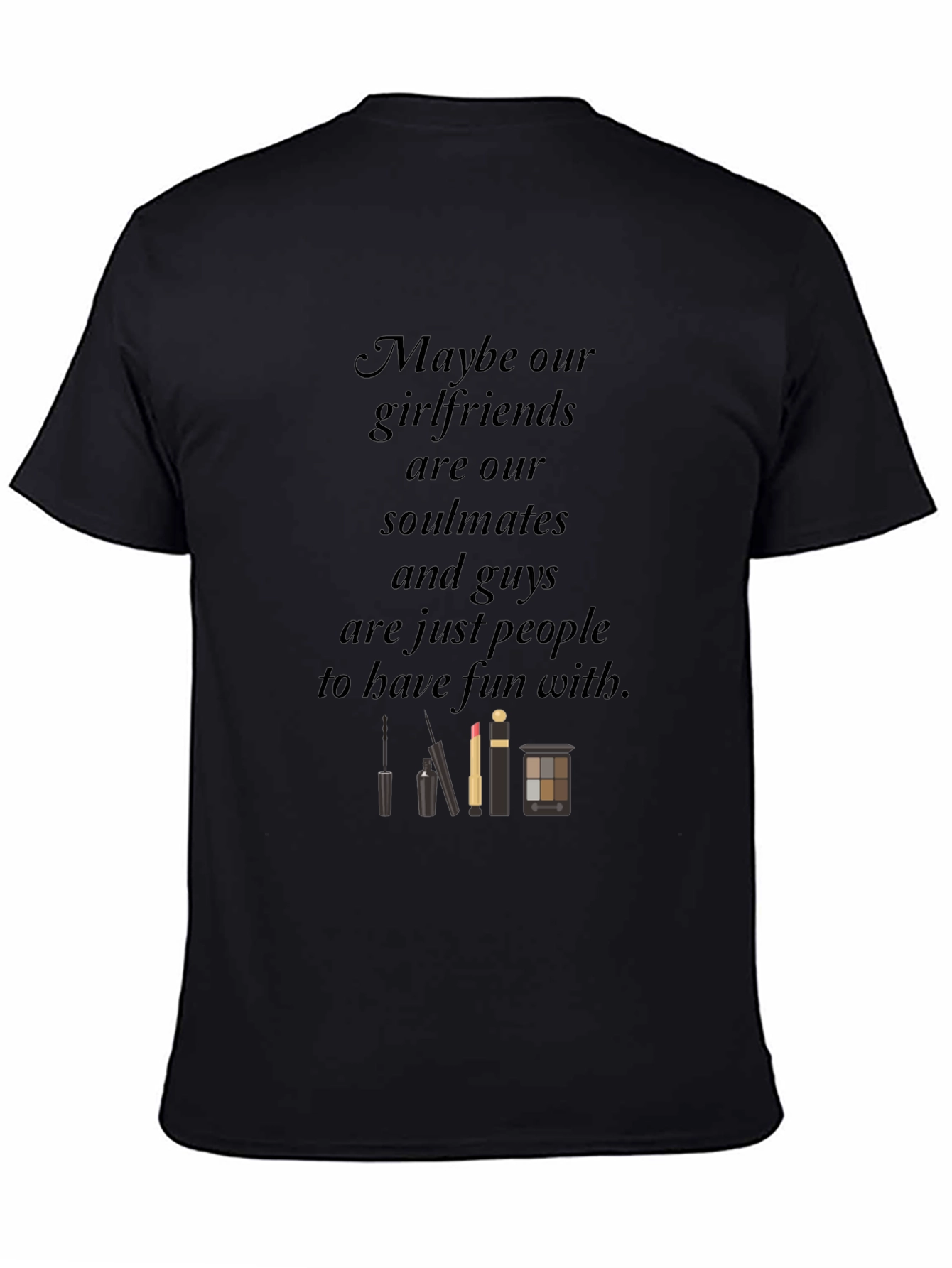 Funny Girlfriends Soulmates Graphic T-Shirt
