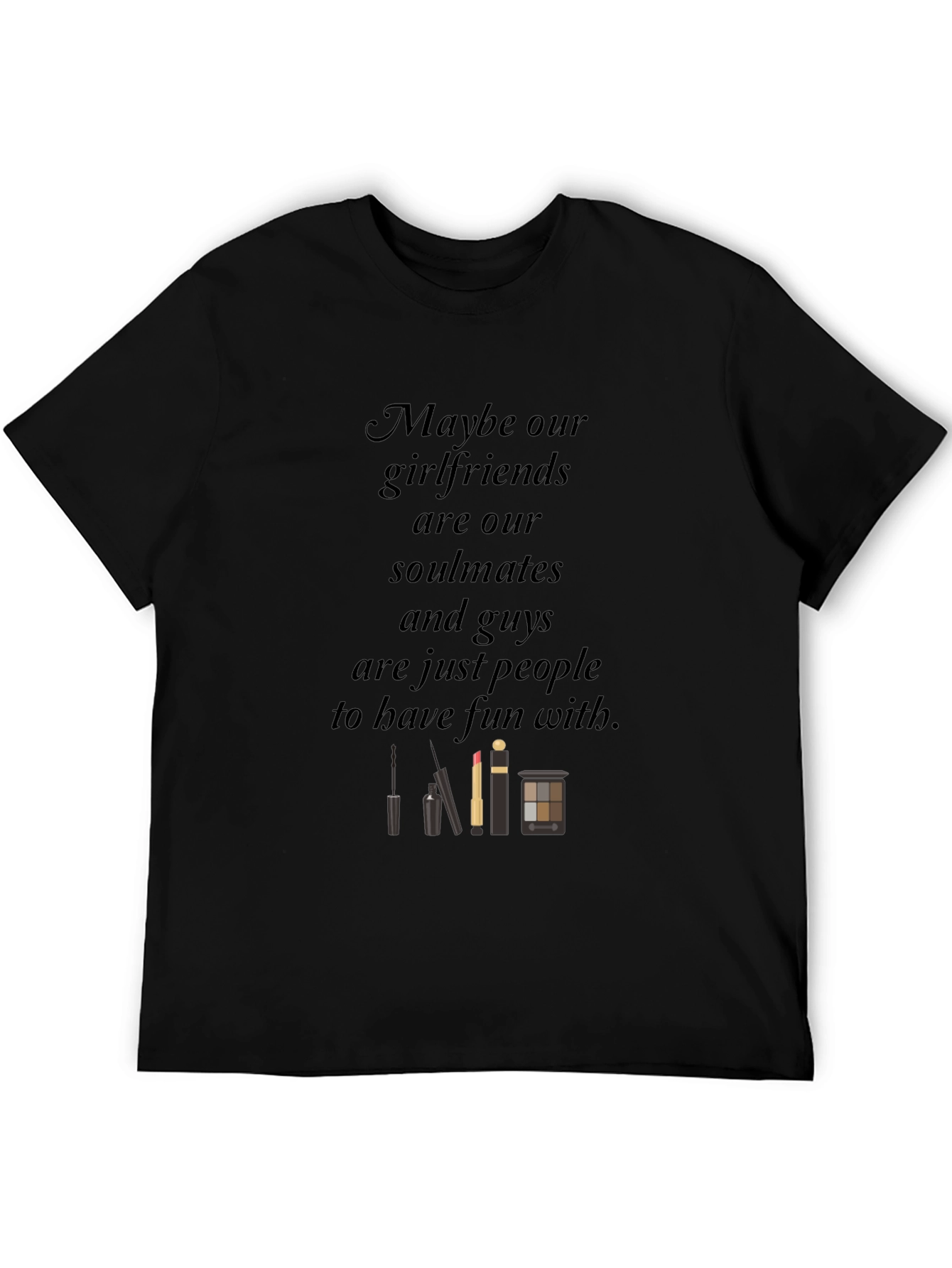 Funny Girlfriends Soulmates Graphic T-Shirt