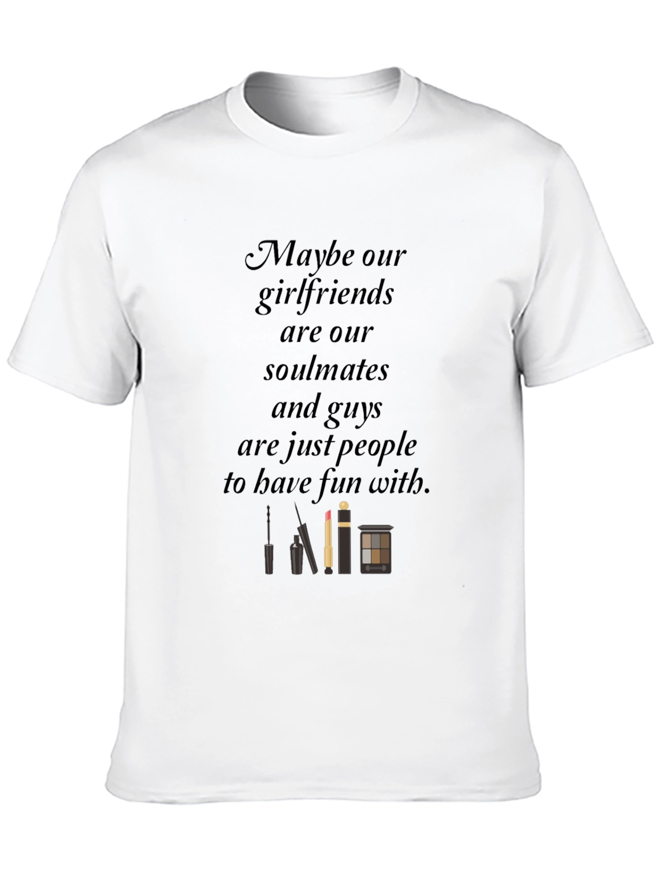 Funny Girlfriends Soulmates Graphic T-Shirt