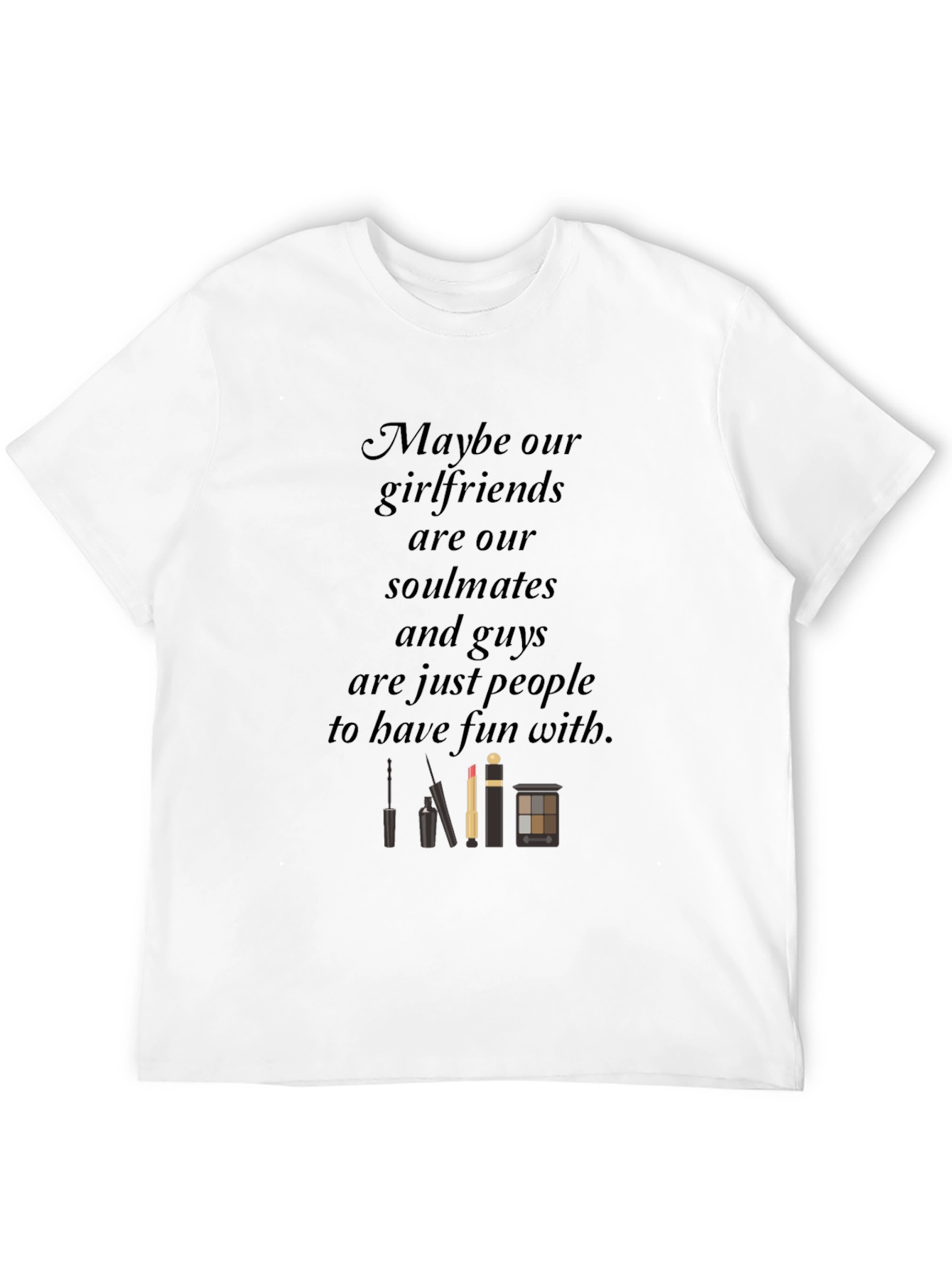 Funny Girlfriends Soulmates Graphic T-Shirt