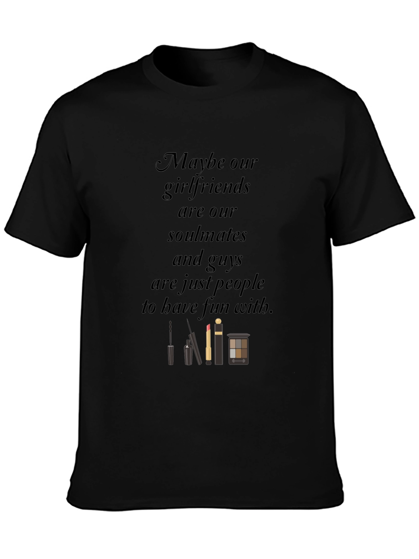 Funny Girlfriends Soulmates Graphic T-Shirt