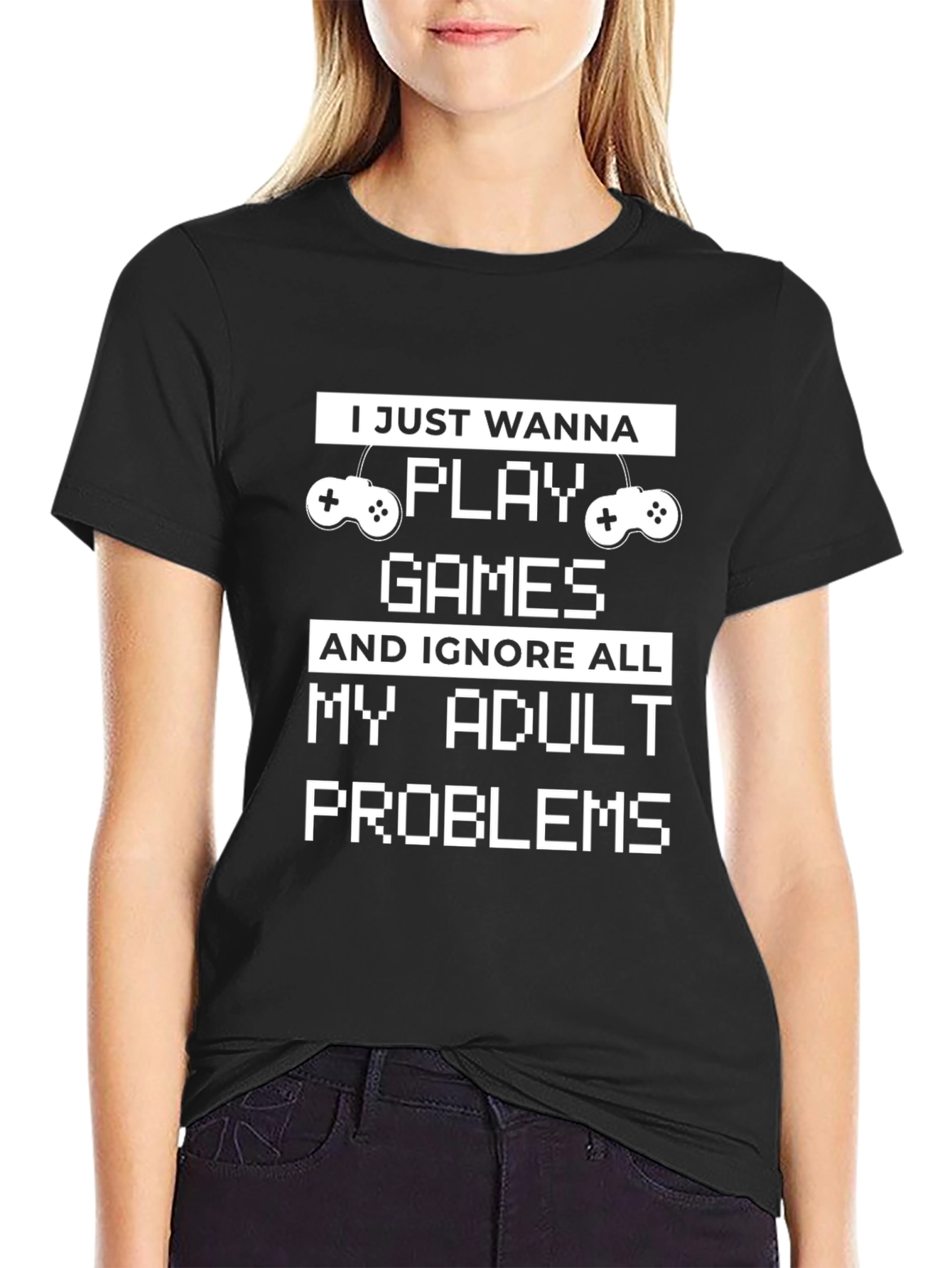 Gamer T-Shirt: Ignore Adult Problems & Play Games