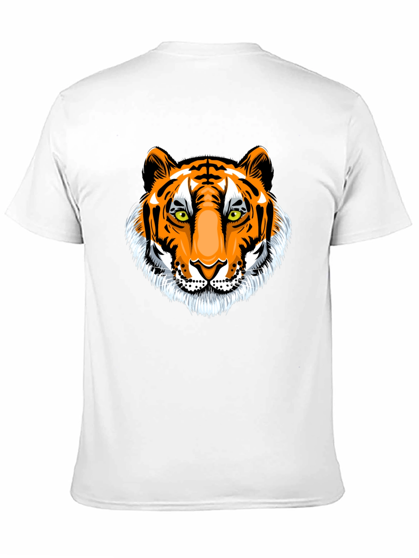 Bold Tiger Graphic Print T-Shirt