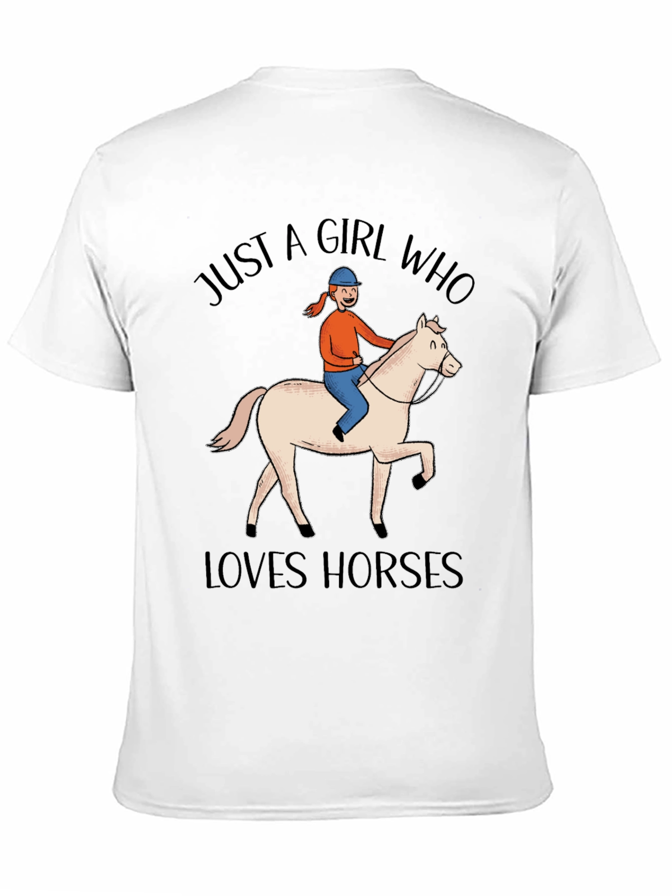 Just a Girl Who Loves Horses Graphic Tee