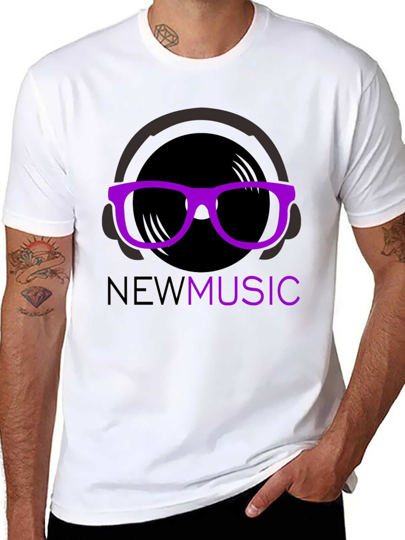 New Music Graphic T-Shirt