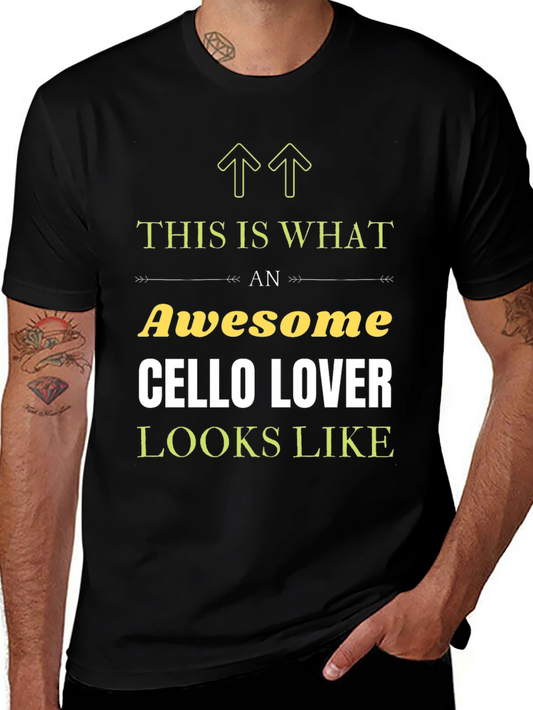 Awesome Cello Lover T-Shirt - Musician Gift