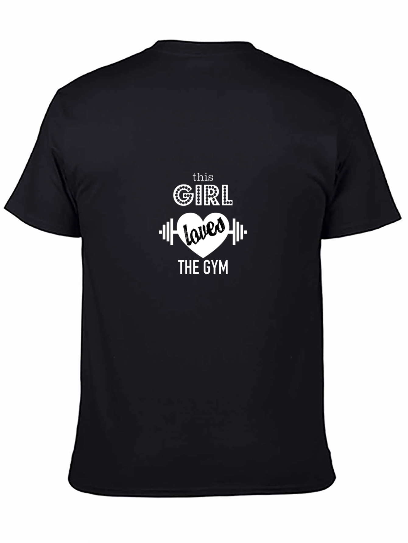Gym Lover Black T-Shirt