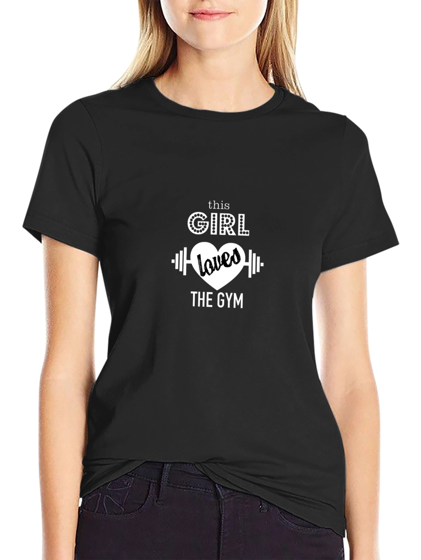 Gym Lover Black T-Shirt