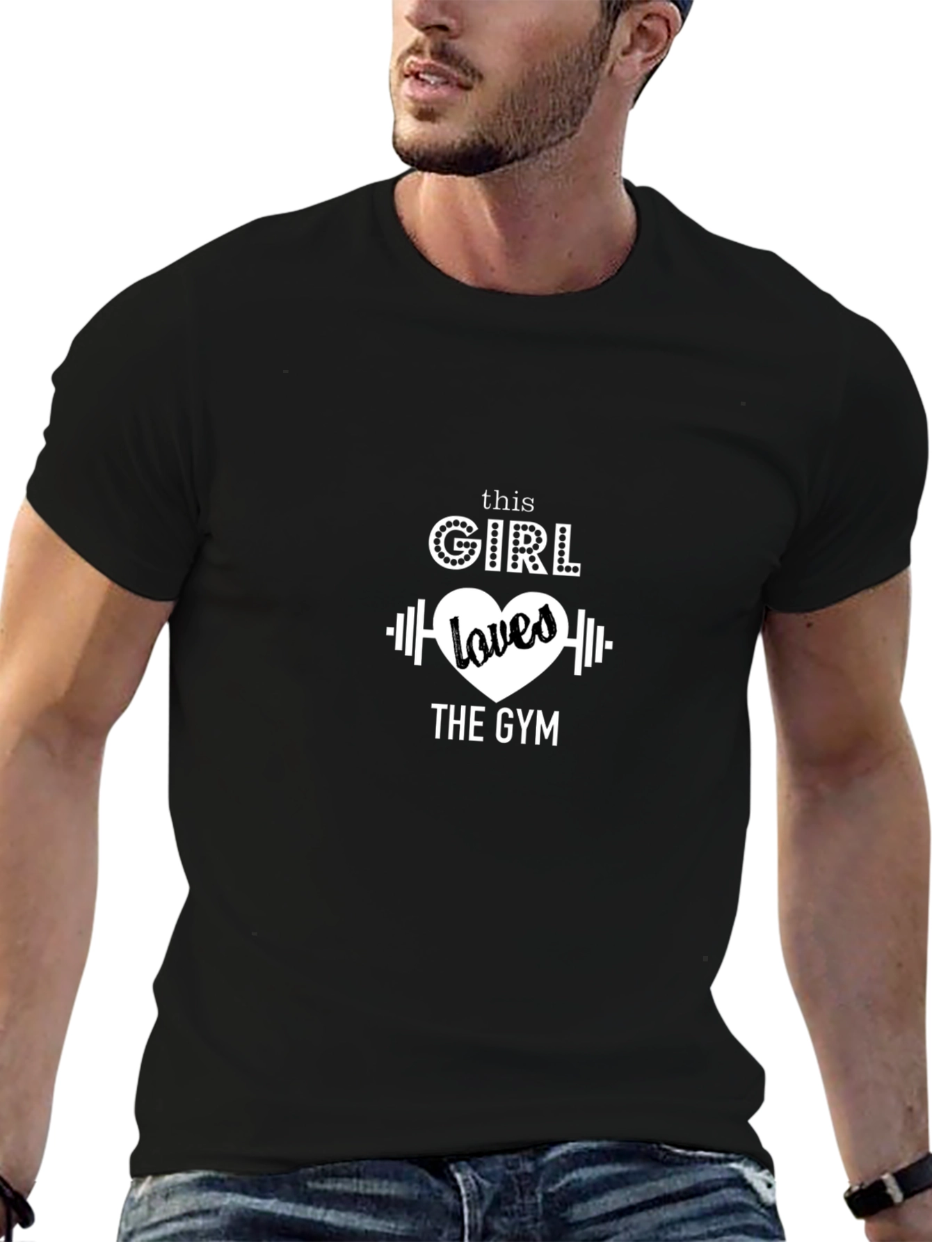 Gym Lover Black T-Shirt