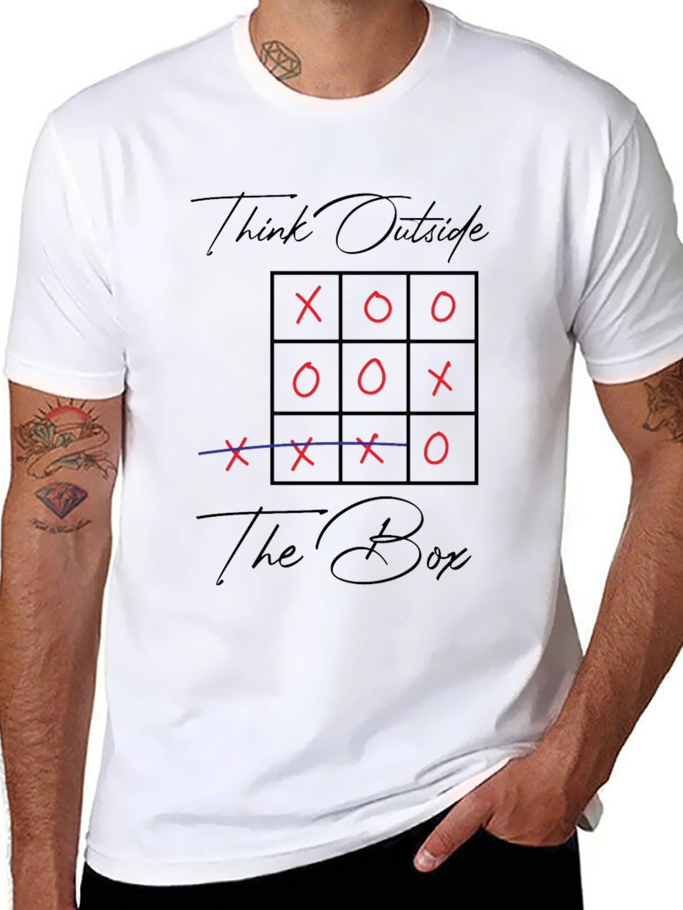 Think Outside The Box Graphic T-Shirt