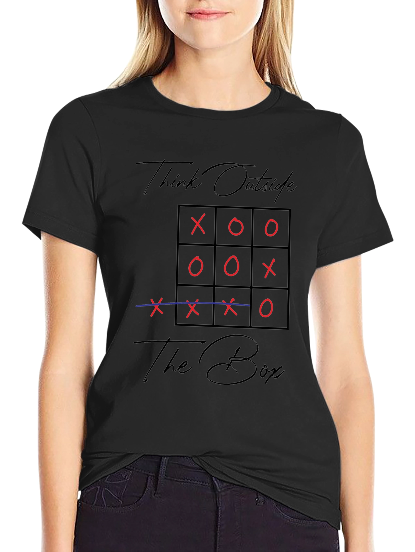 Think Outside The Box Graphic T-Shirt