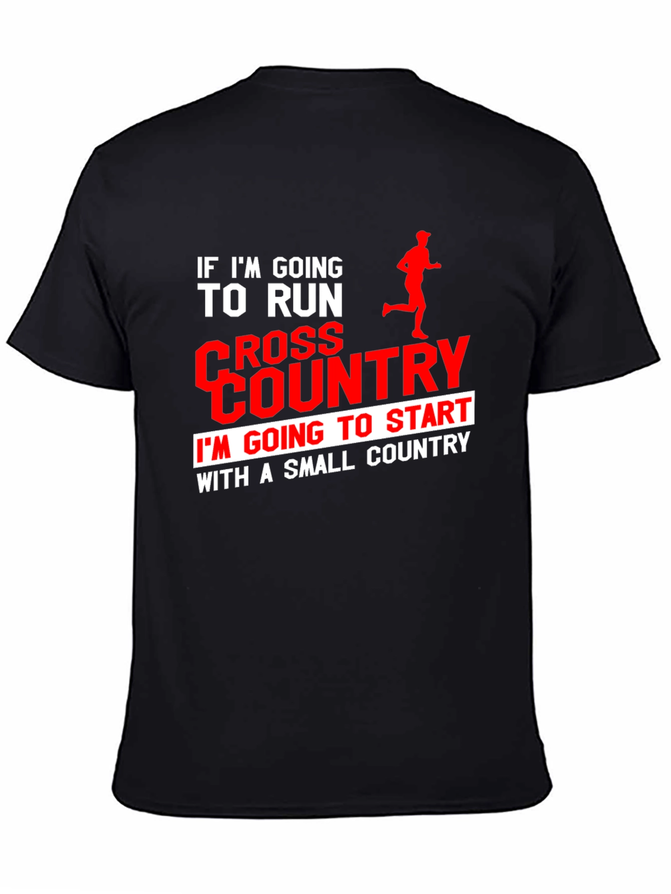 Cross Country Runner T-Shirt: Small Country Start