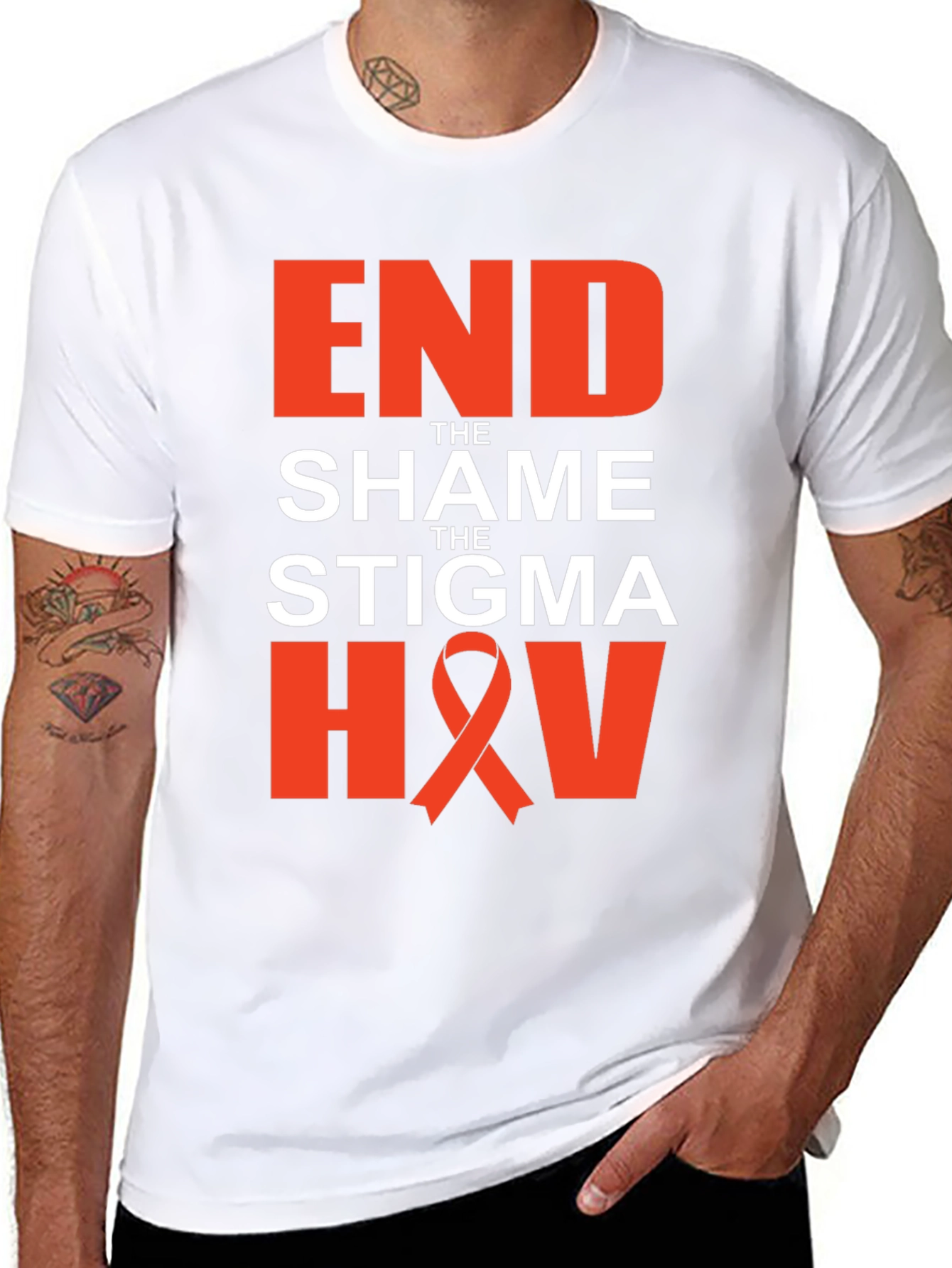 End Shame HIV Awareness T-Shirt