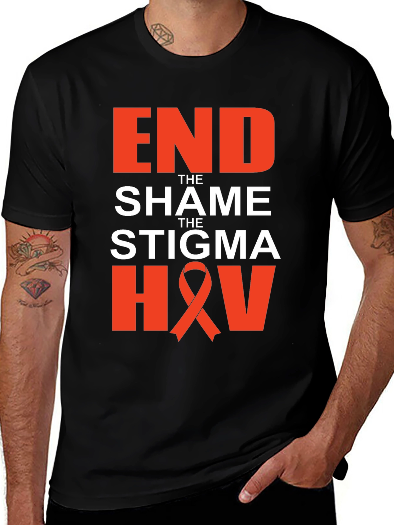 End Shame HIV Awareness T-Shirt