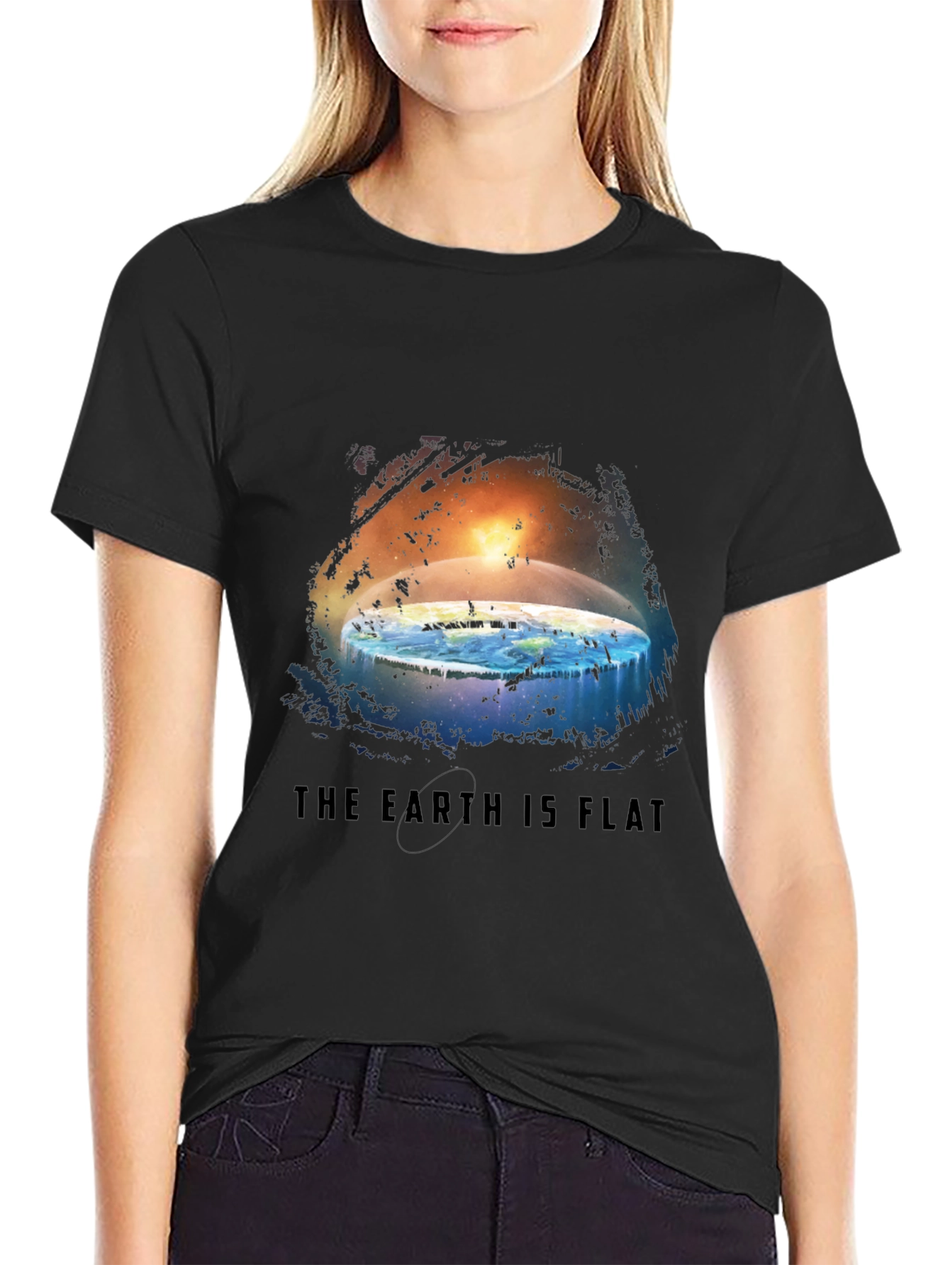 Flat Earth Graphic Tee