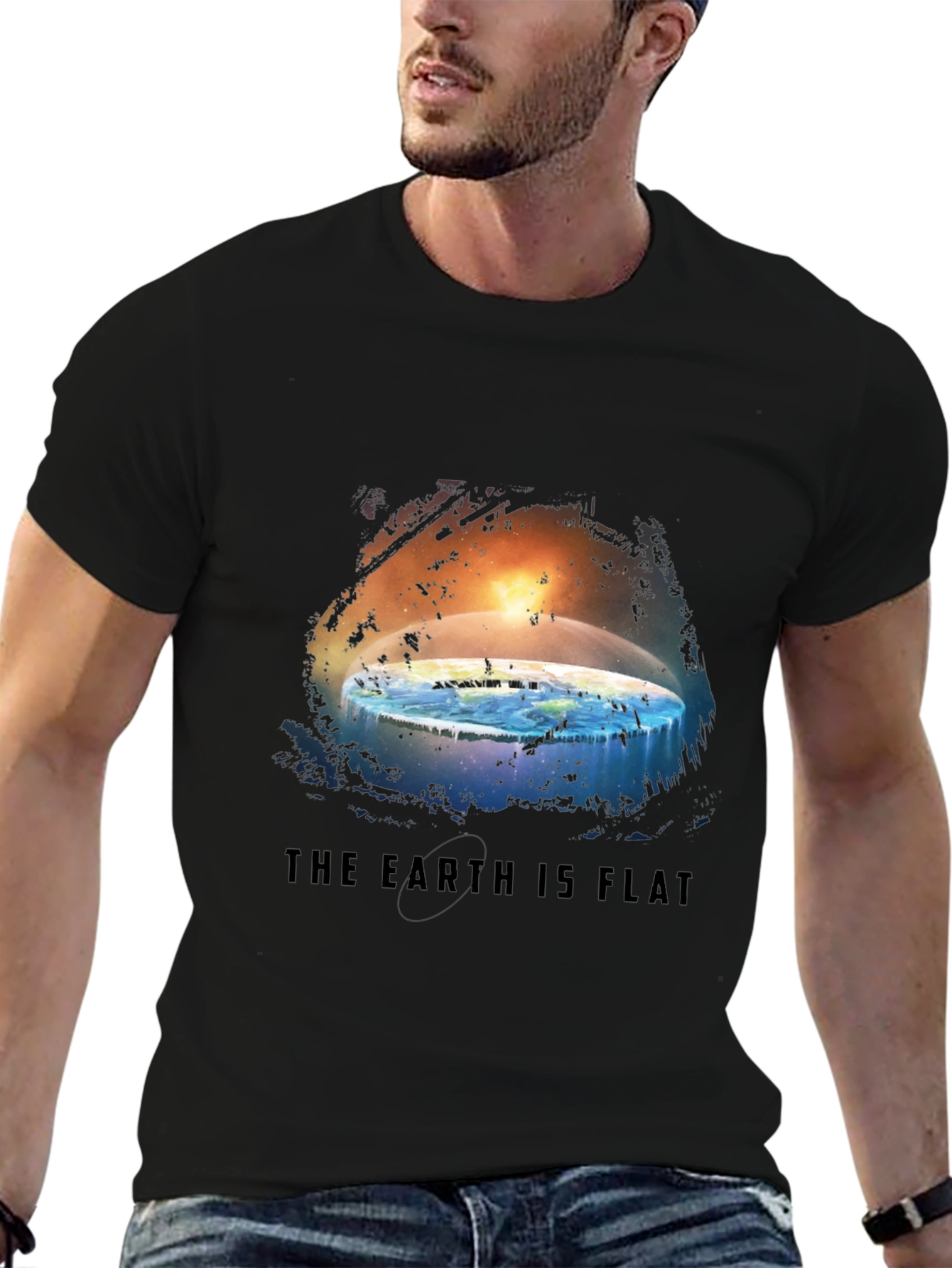Flat Earth Graphic Tee
