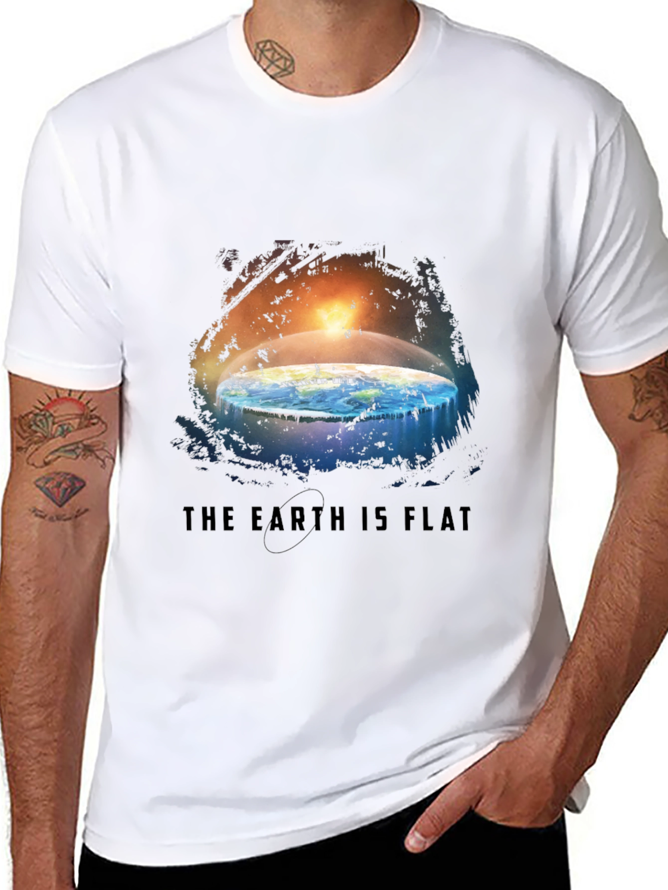 Flat Earth Graphic Tee