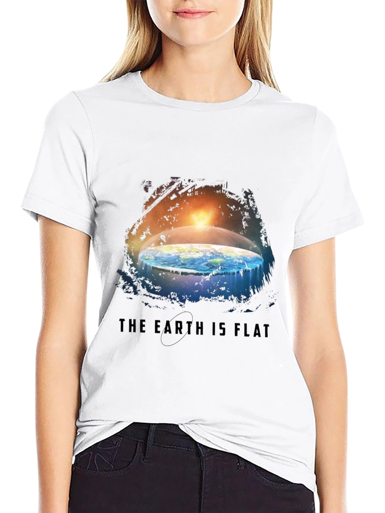 Flat Earth Graphic Tee